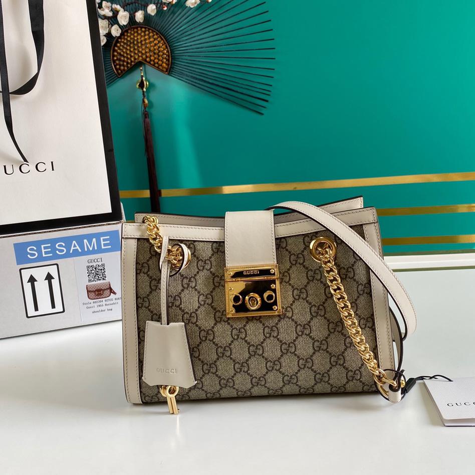 Gucci Padlock Small GG Shoulder Bag(26-18-10cm) - PerfectKickZ