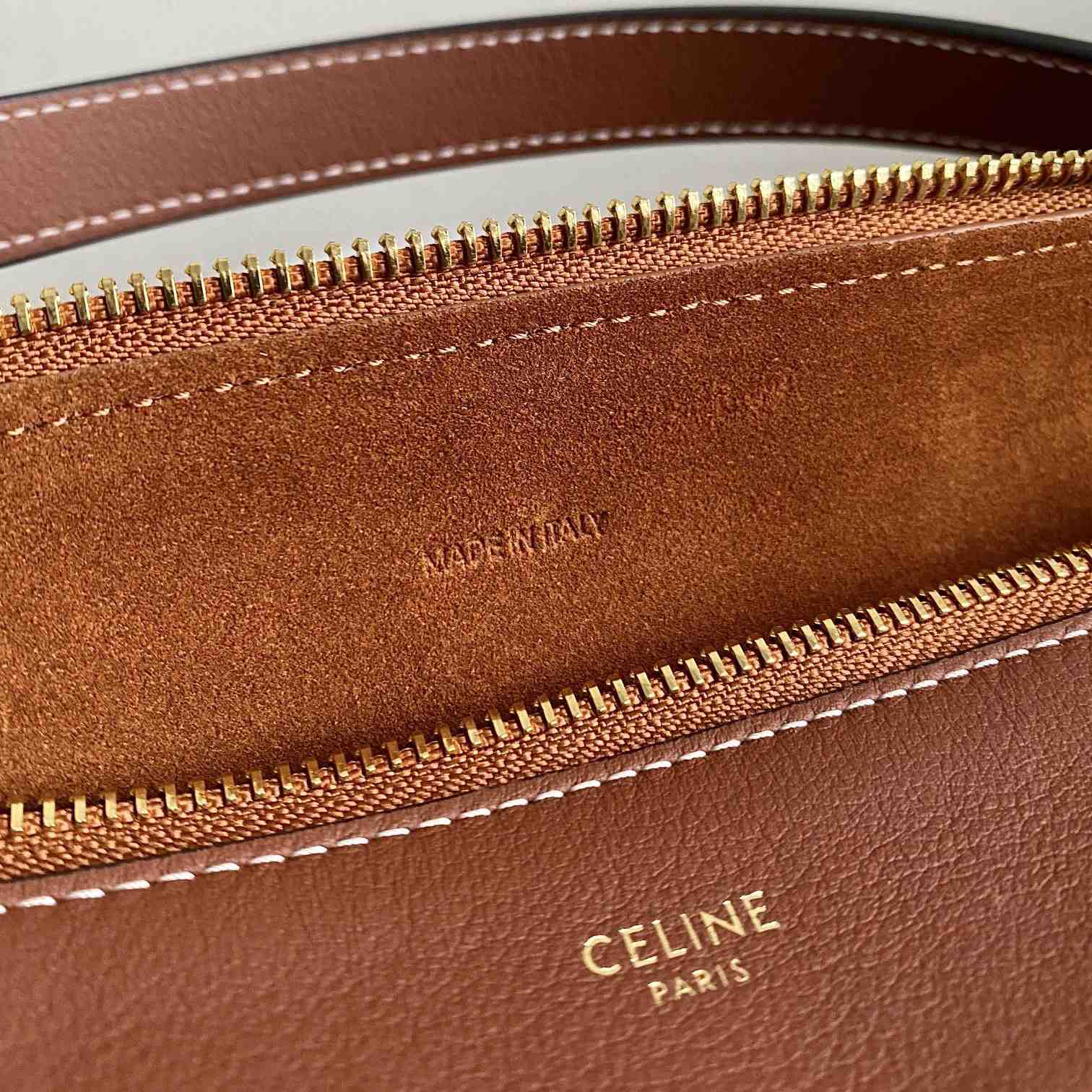 Celine Large Romy In Supple Calfskin Tan - PerfectKickZ