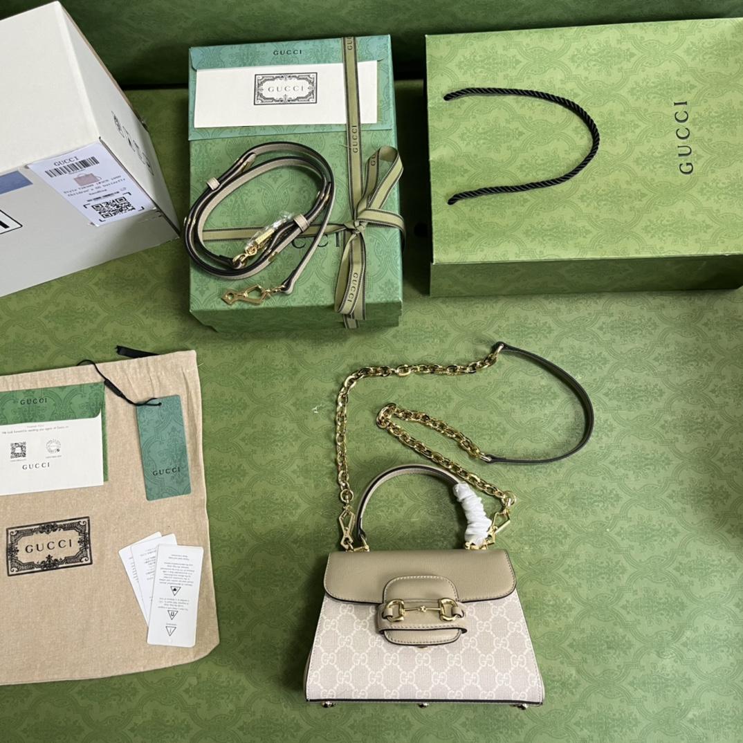 Gucci Horsebit 1955 Mini Bag(22x16x10.5cm) - 