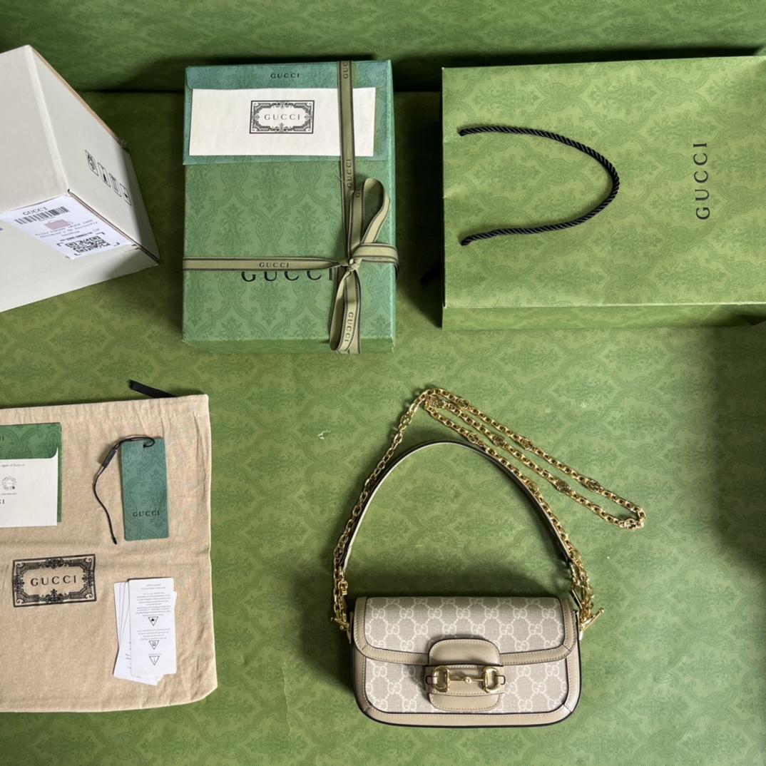 Gucci Horsebit 1955 Shoulder Bag(24-13-5cm)   - PerfectKickZ