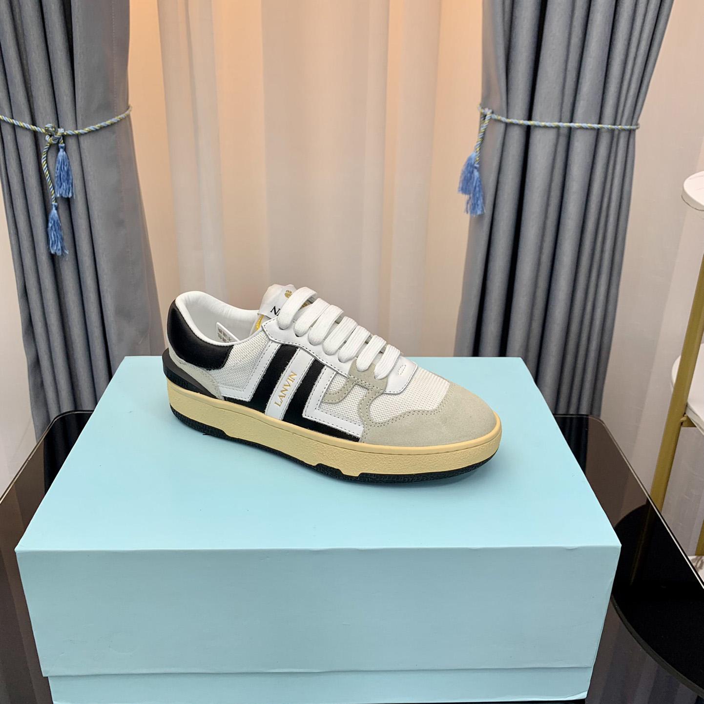 Lanvin Mesh Clay Low-Top Sneakers - 