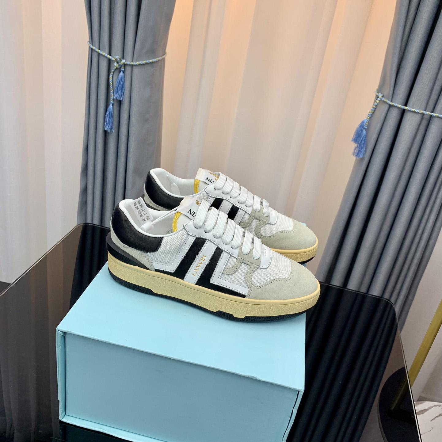 Lanvin Mesh Clay Low-Top Sneakers - 