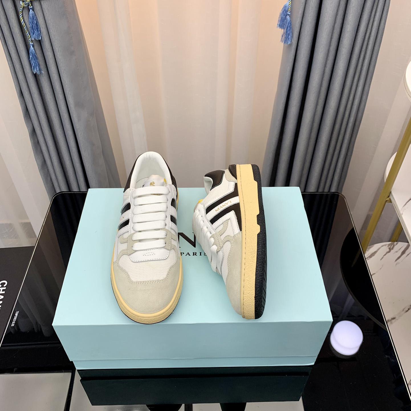 Lanvin Mesh Clay Low-Top Sneakers - 
