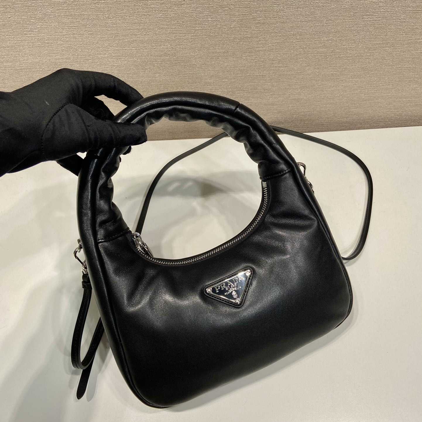 Prada Soft Padded Nappa Leather Mini-Bag - PerfectKickZ