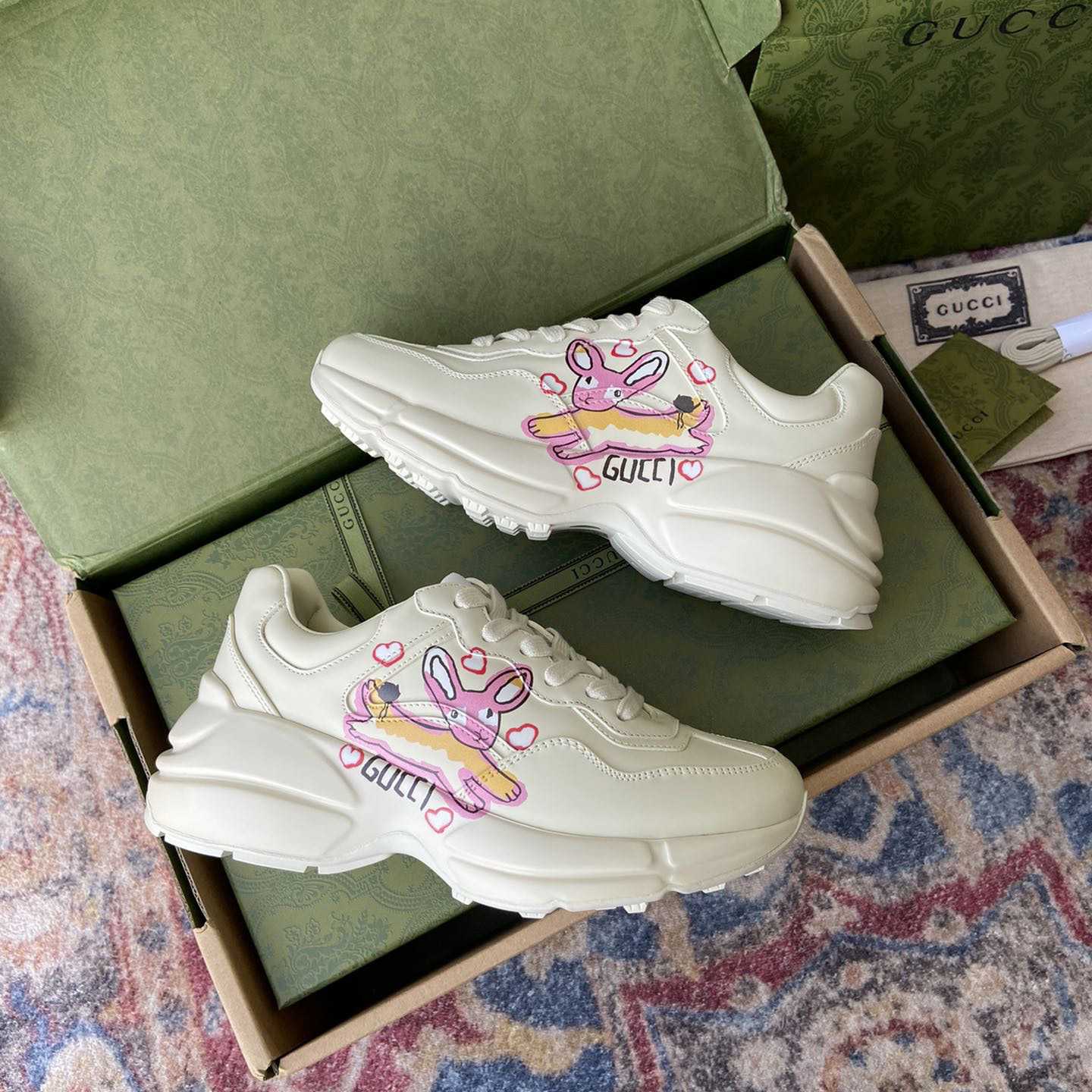Gucci Rhyton Sneakers(upon uk size) - PerfectKickZ