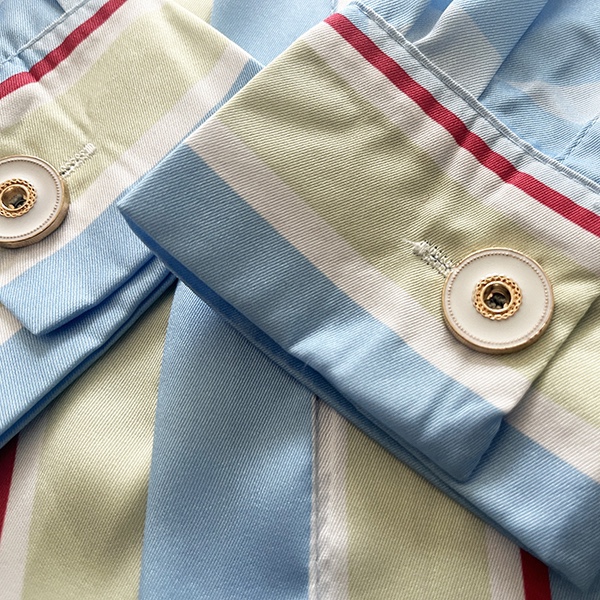 Casablanca Damiers Et Cygne Bleu Silk Shirt In Azzurro - PerfectKickZ
