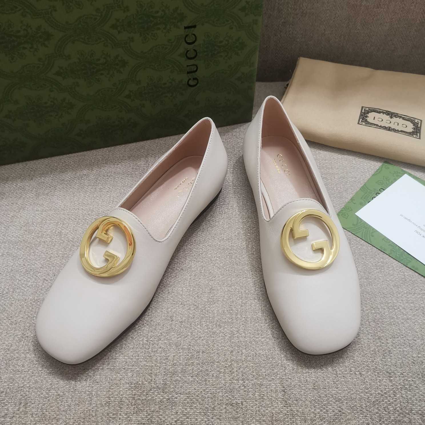 Gucci Blonde Women's Ballet Flat - PerfectKickZ