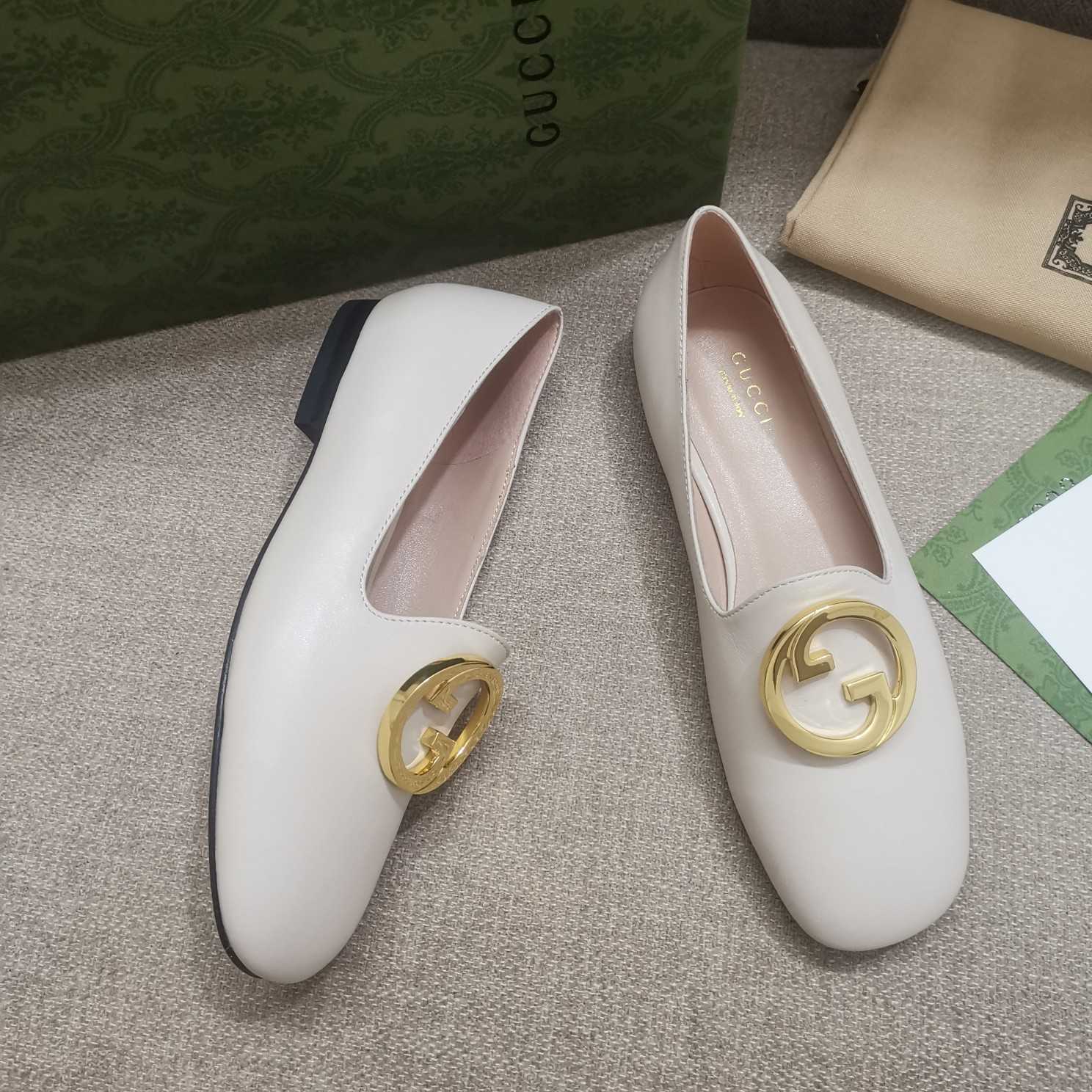 Gucci Blonde Women's Ballet Flat - PerfectKickZ