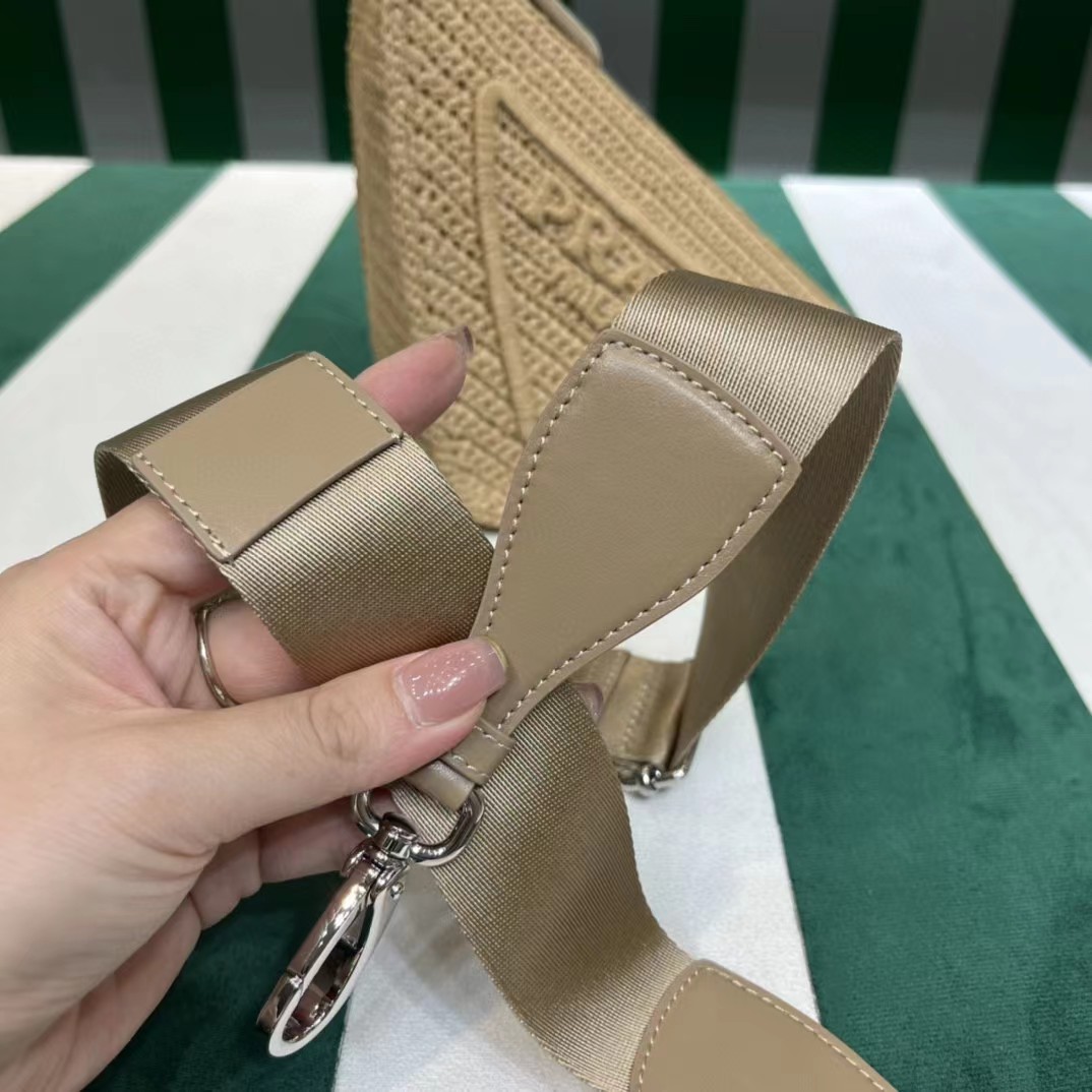 Raffia Prada Triangle Bag - PerfectKickZ