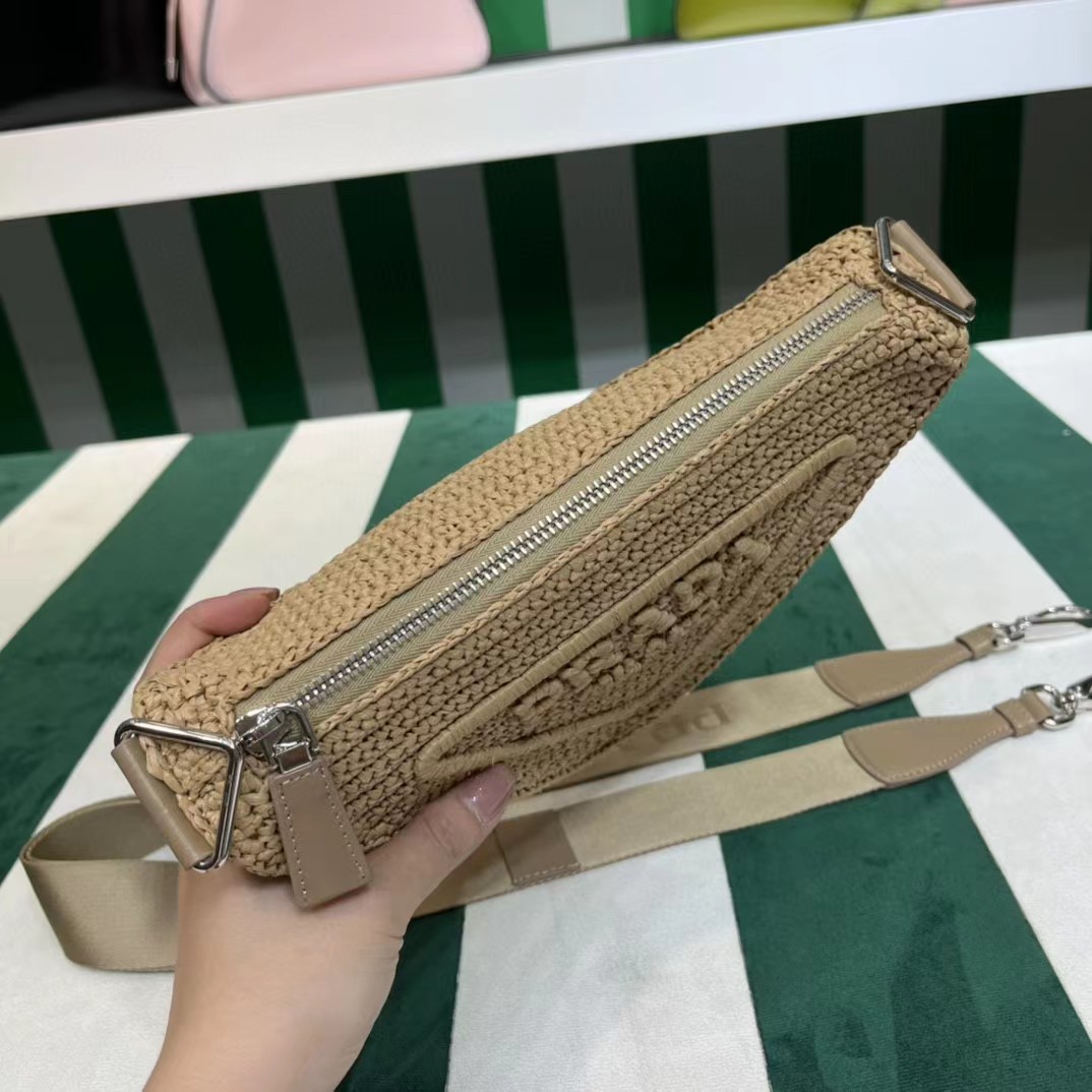Raffia Prada Triangle Bag - PerfectKickZ