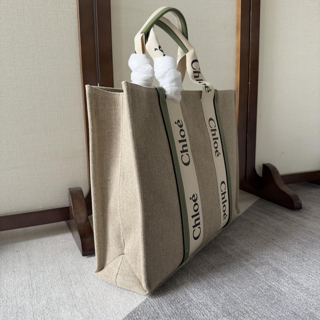 Chloe Large Woody Tote Bag(45-33-13 cm) - PerfectKickZ