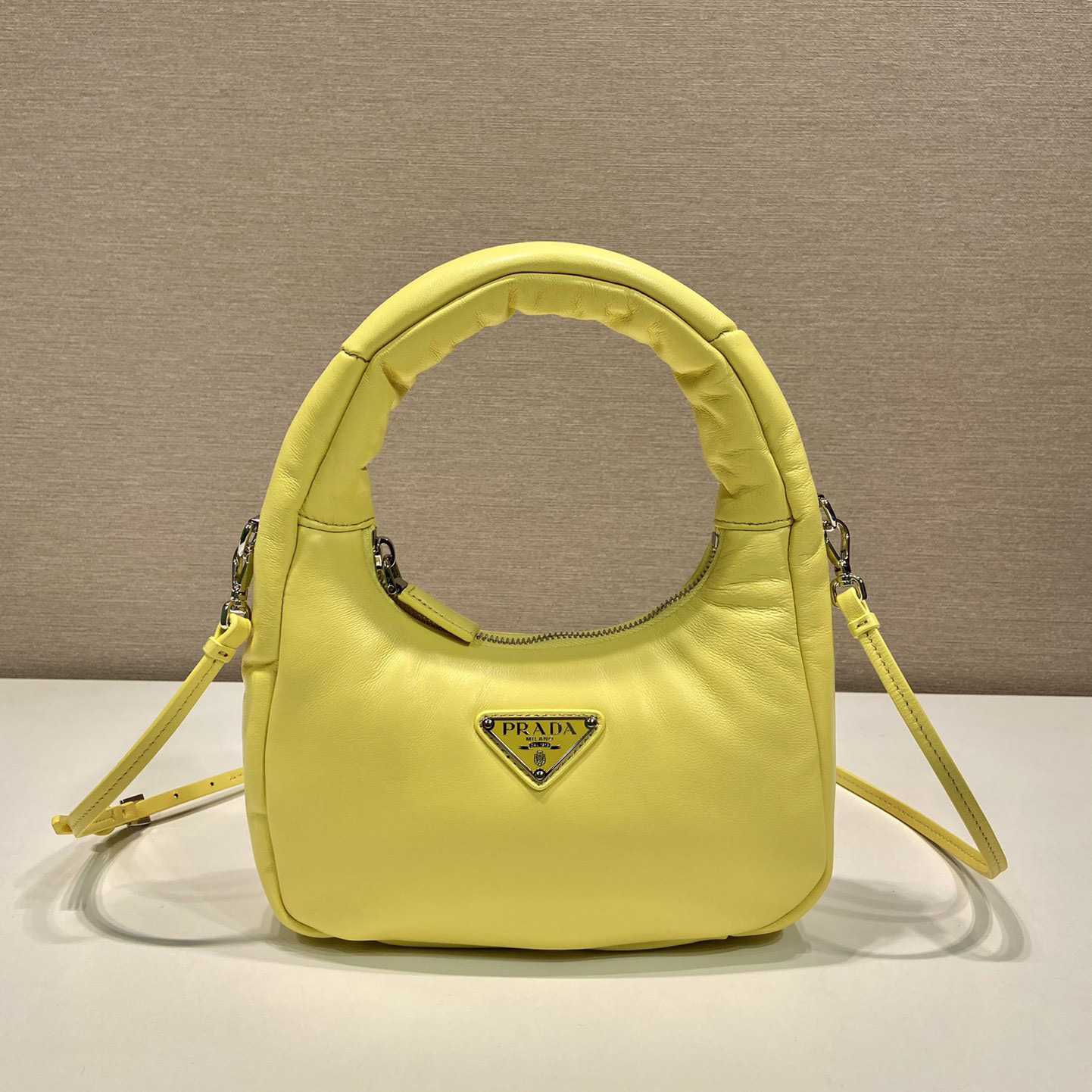Prada Soft Padded Nappa Leather Mini-Bag - PerfectKickZ
