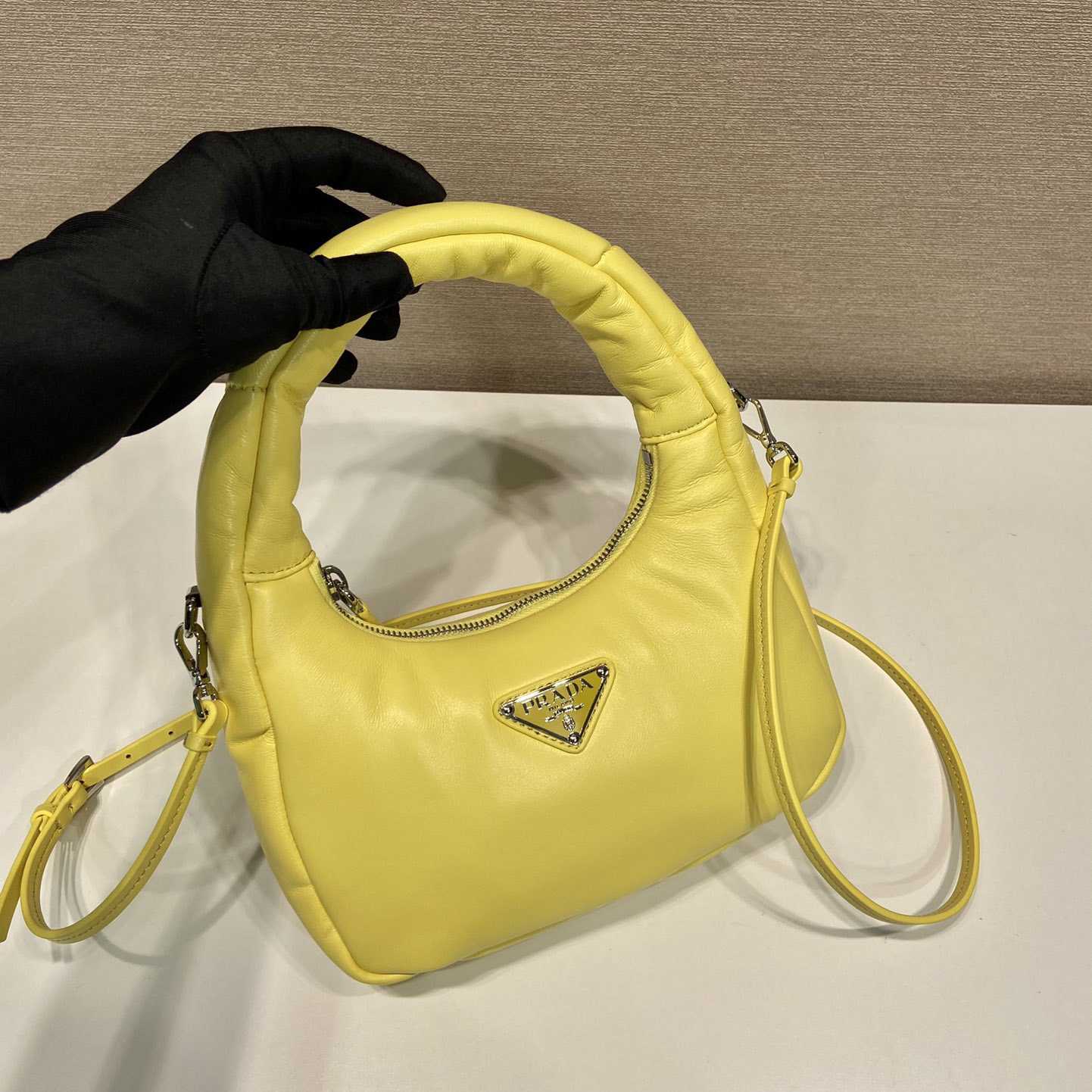 Prada Soft Padded Nappa Leather Mini-Bag - PerfectKickZ