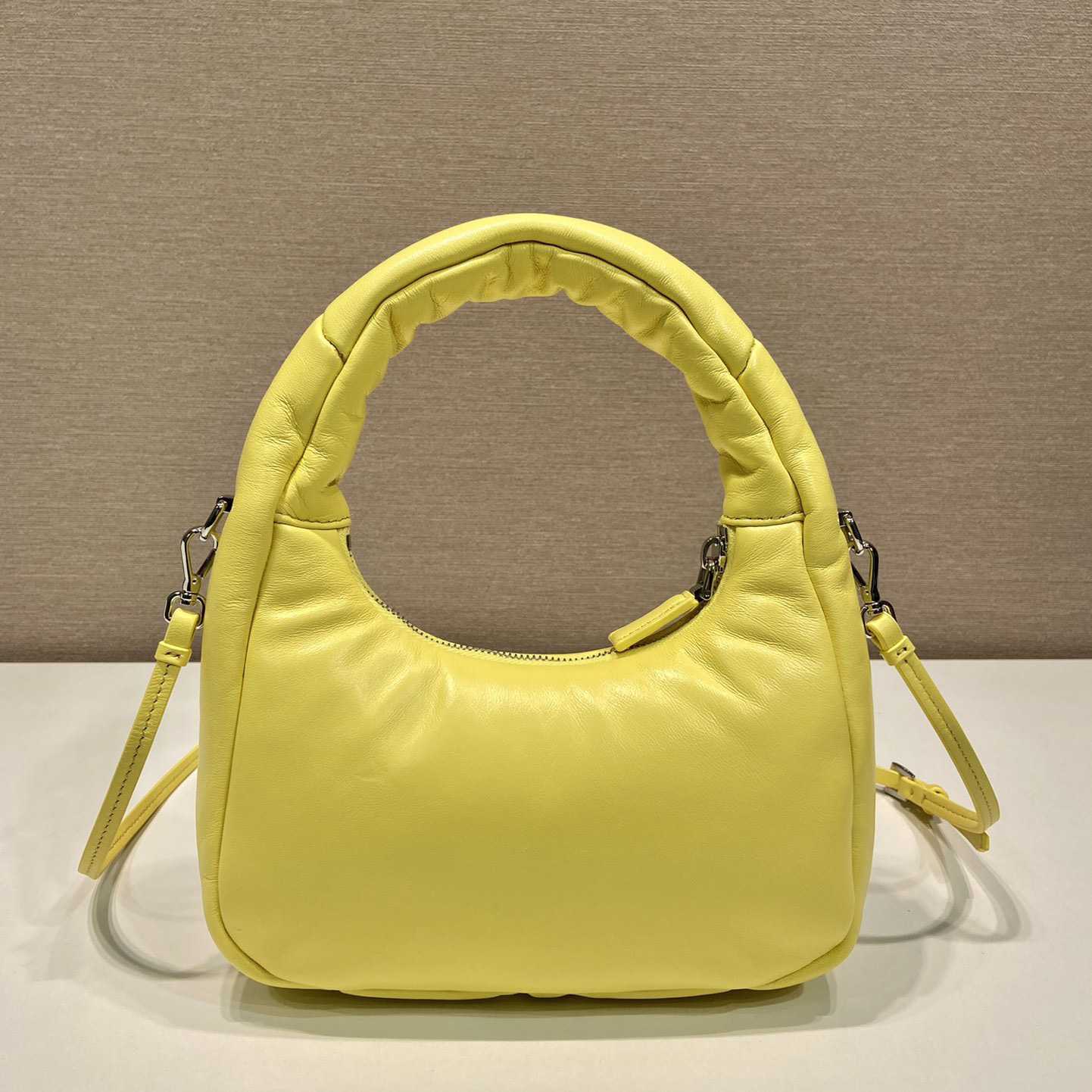Prada Soft Padded Nappa Leather Mini-Bag - PerfectKickZ