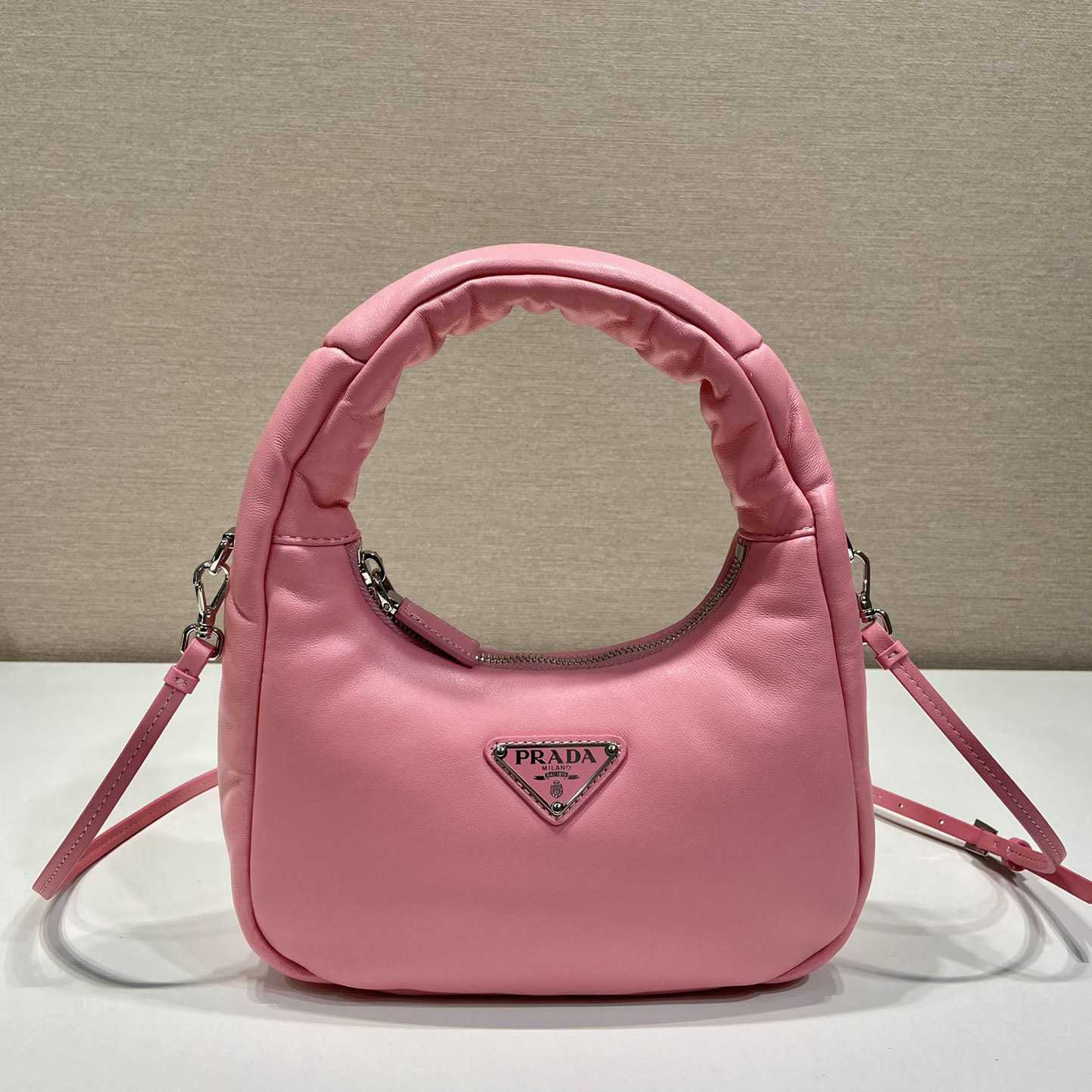 Prada Soft Padded Nappa Leather Mini-Bag - PerfectKickZ