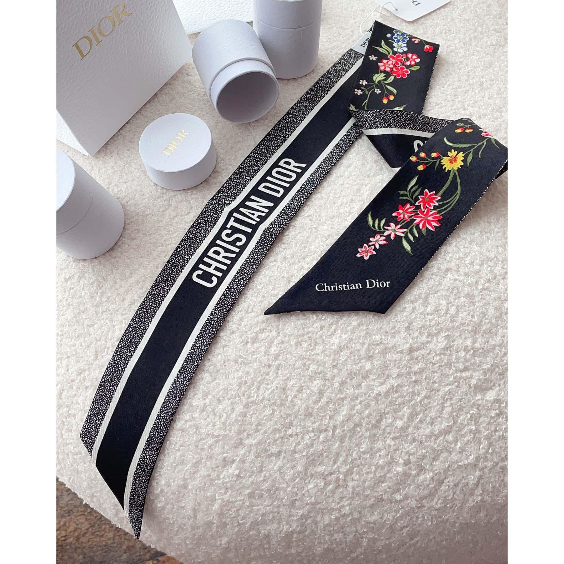 Dior Petites Fleurs Mitzah Scarf - PerfectKickZ