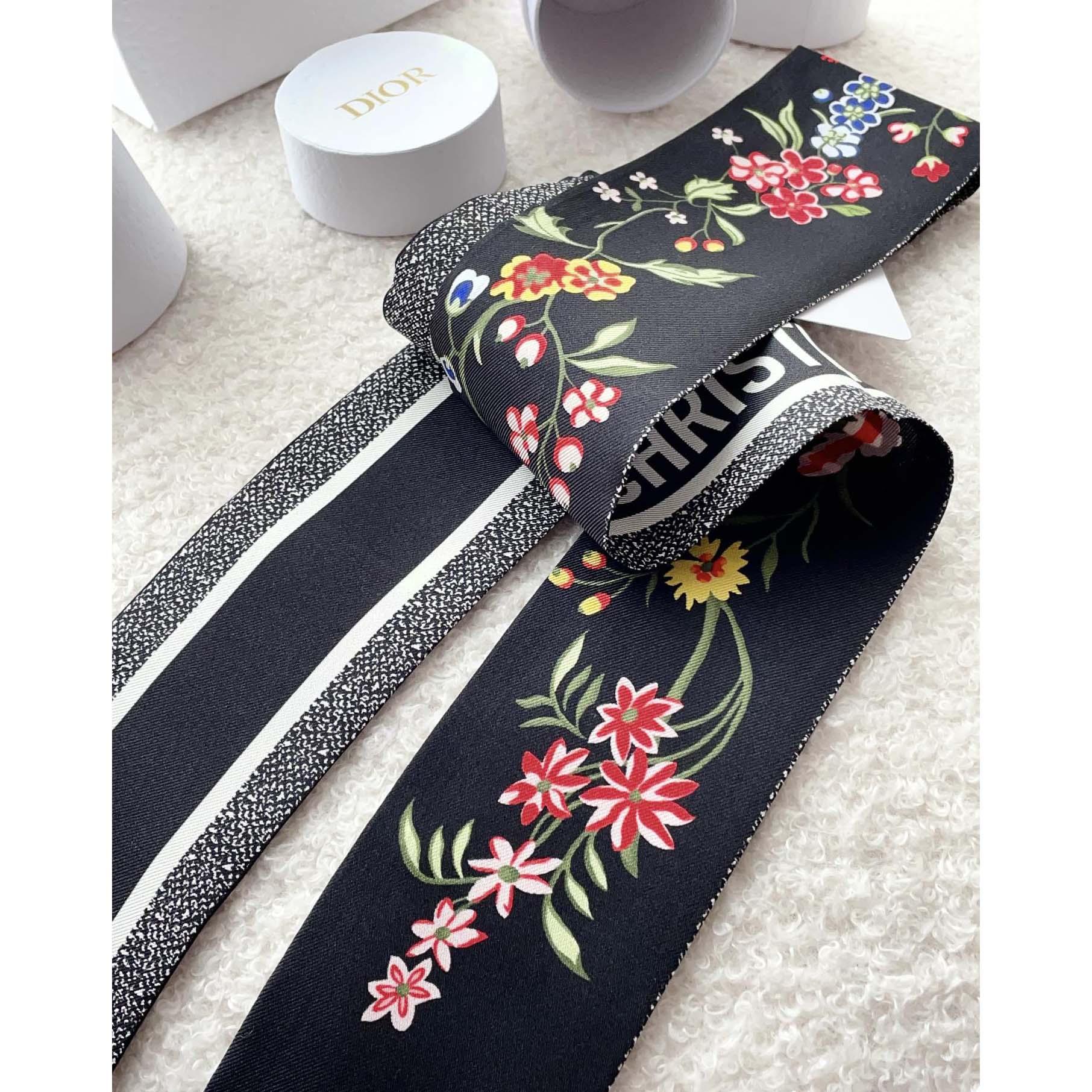 Dior Petites Fleurs Mitzah Scarf - PerfectKickZ