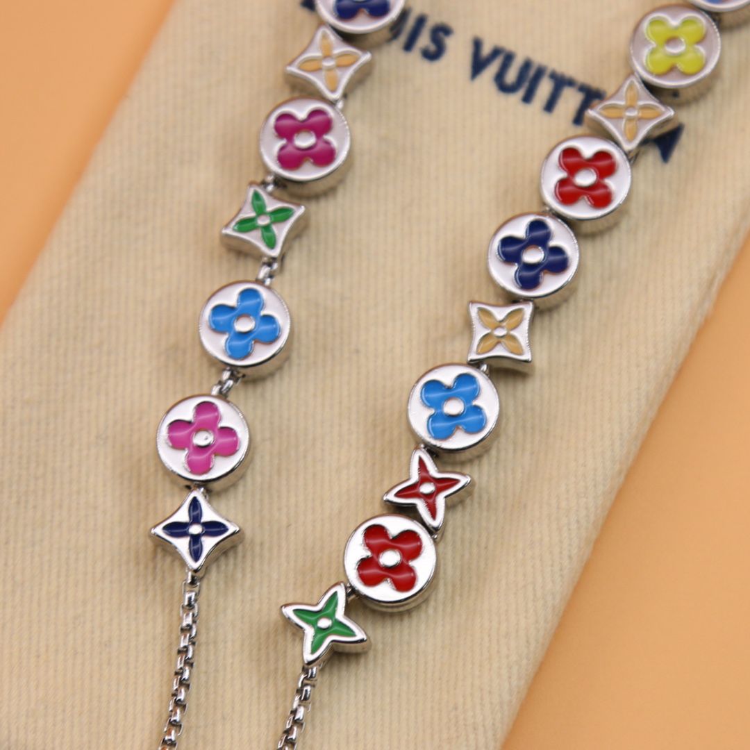 Louis Vuitton Monogram Party Necklace   MP3281 - PerfectKickZ
