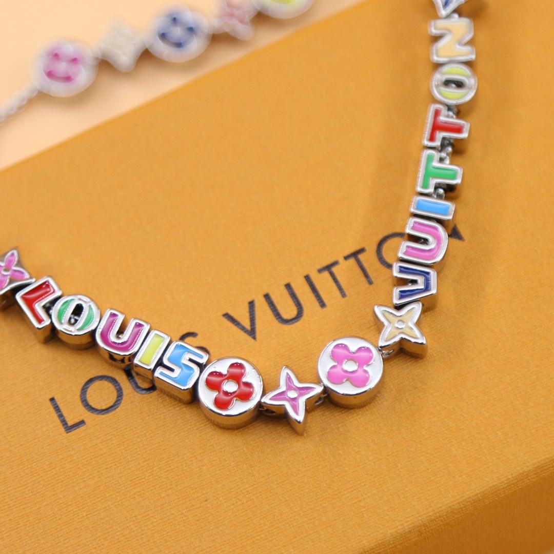 Louis Vuitton Monogram Party Necklace   MP3281 - PerfectKickZ