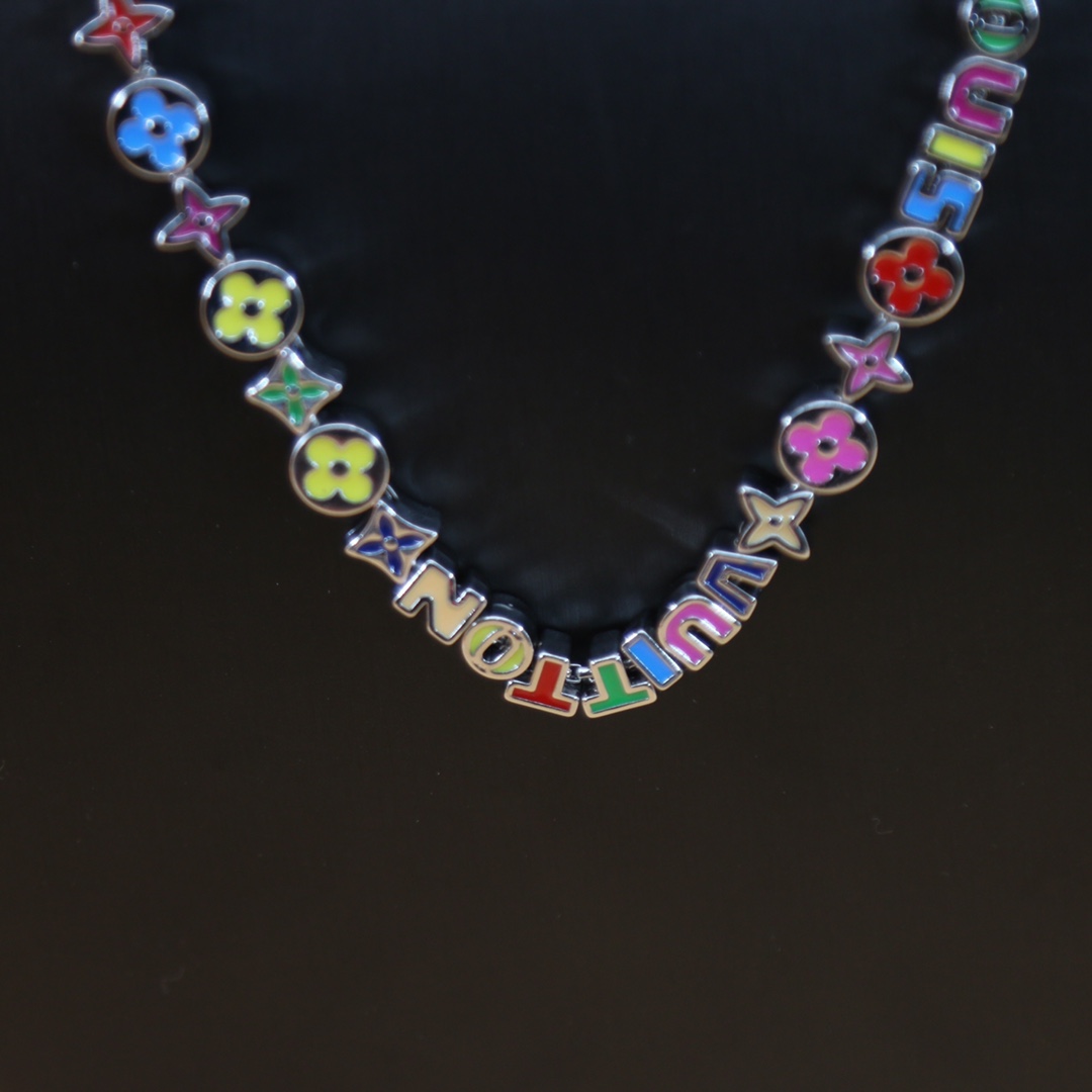 Louis Vuitton Monogram Party Necklace   MP3281 - PerfectKickZ