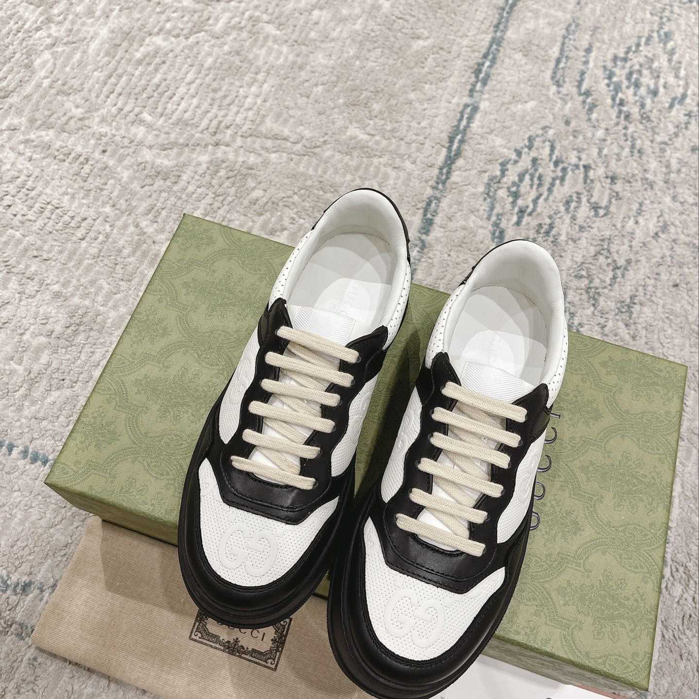 Gucci GG Embossed Sneaker - PerfectKickZ