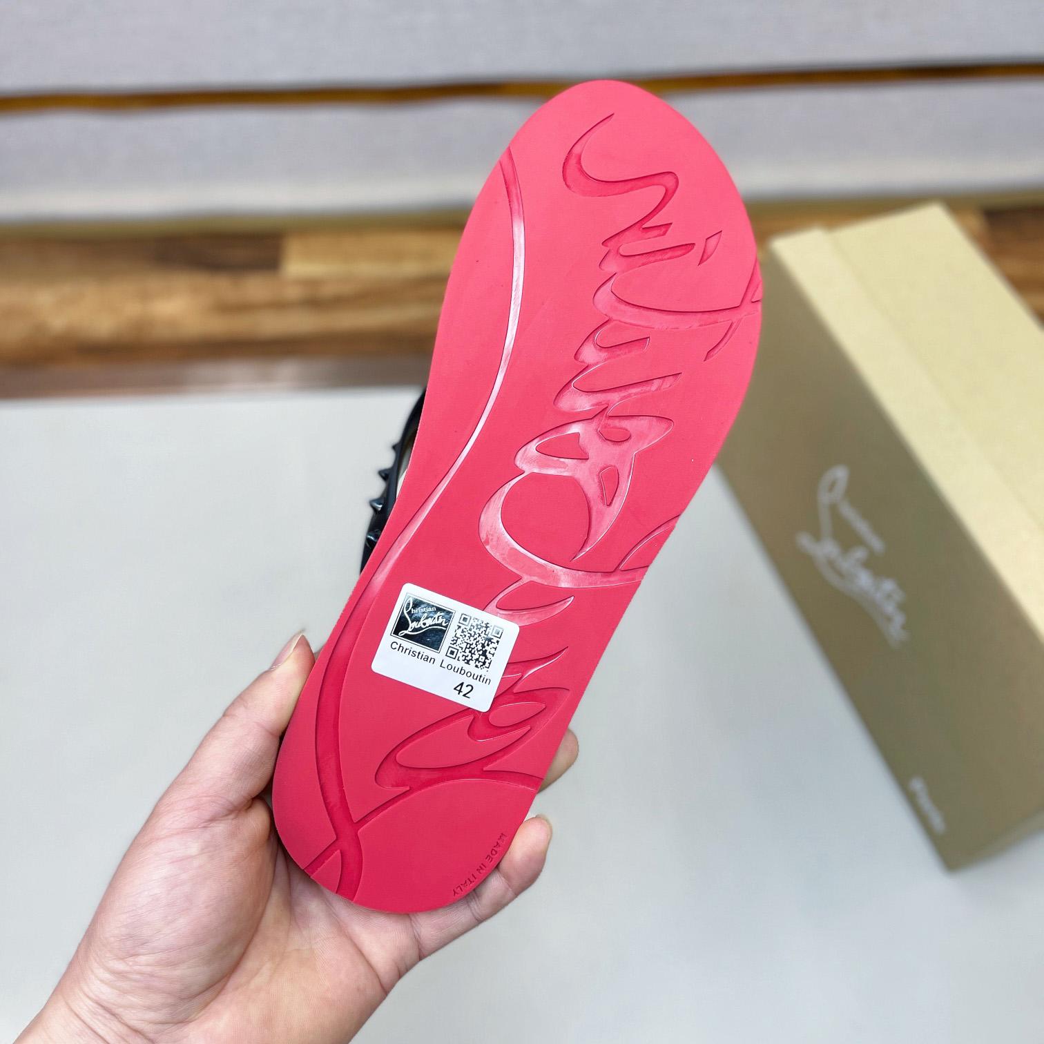 Christian Louboutin Loubi Flip Man Flip-flops - Rubber - PerfectKickZ