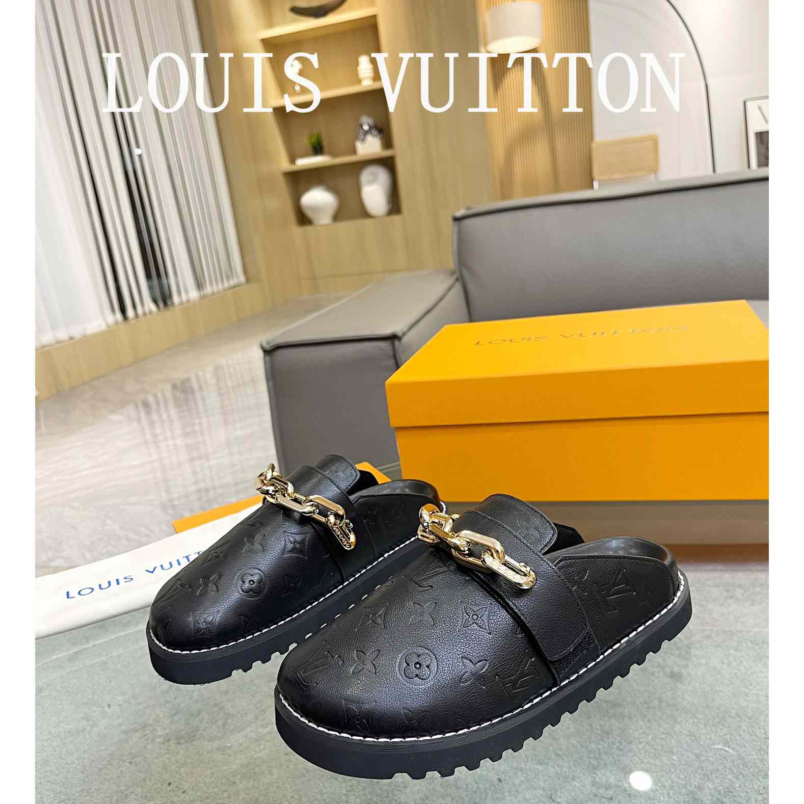 Louis Vuitton Lv Cosy Flat Comfort Clog        1AB3OS - PerfectKickZ