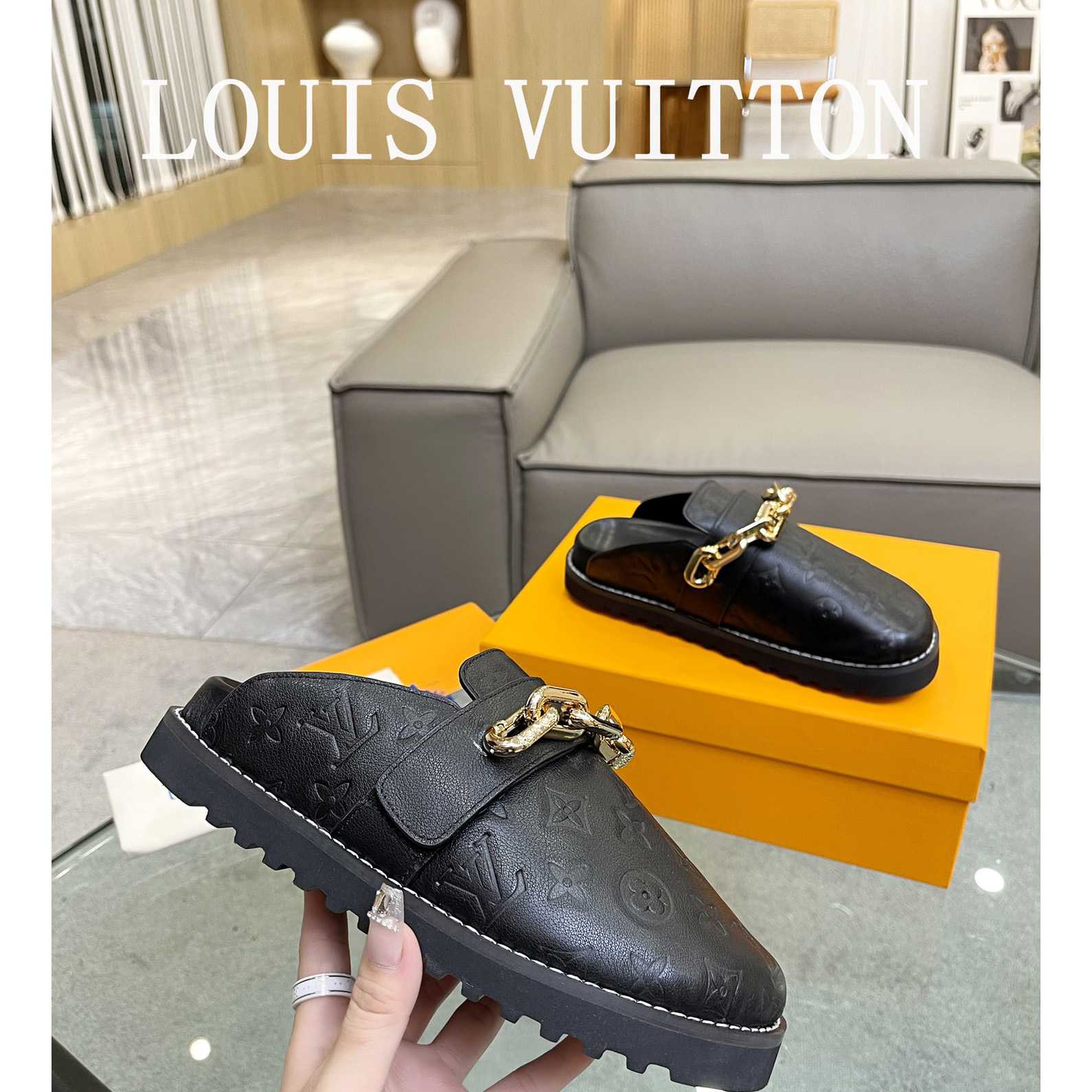 Louis Vuitton Lv Cosy Flat Comfort Clog        1AB3OS - PerfectKickZ