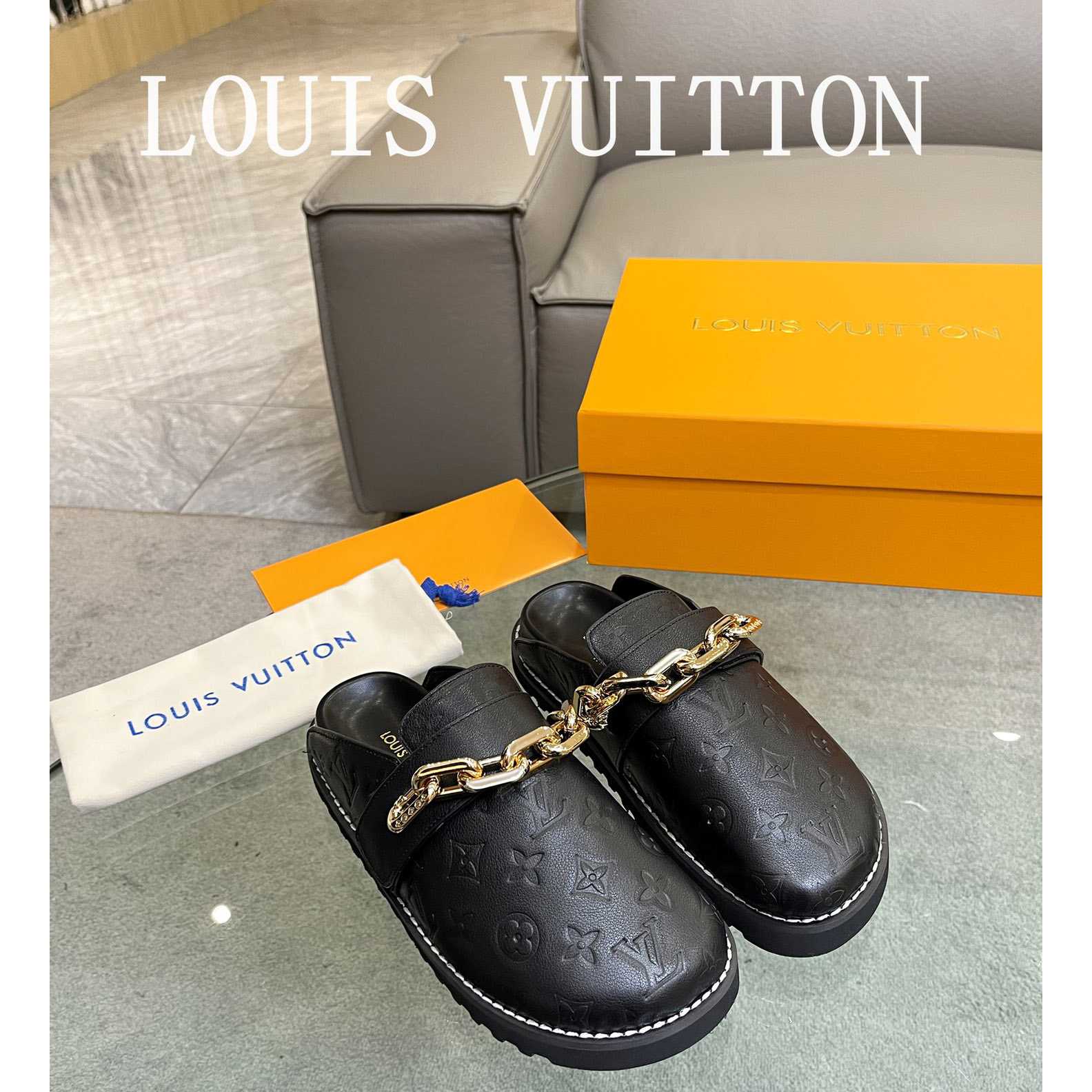 Louis Vuitton Lv Cosy Flat Comfort Clog        1AB3OS - PerfectKickZ