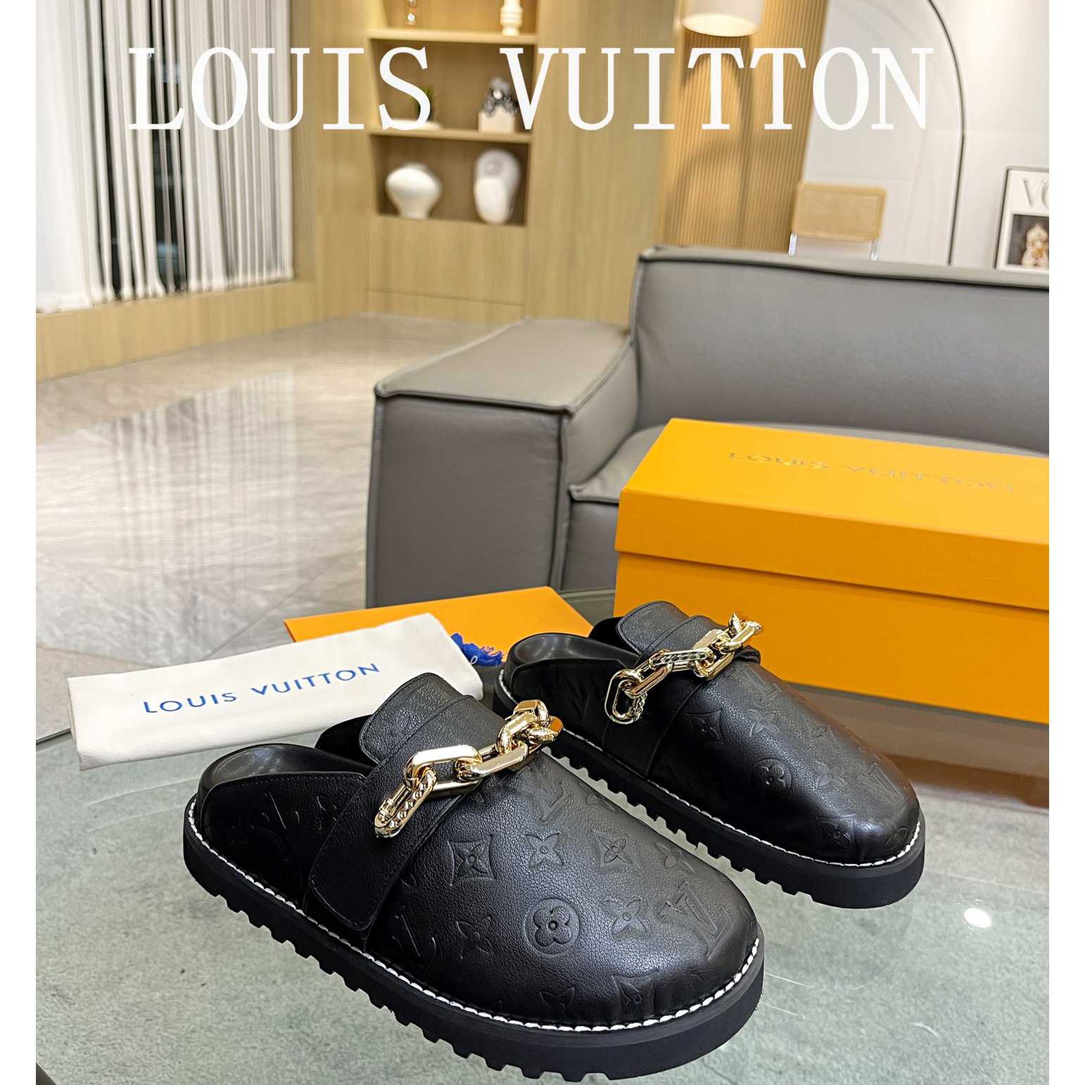Louis Vuitton Lv Cosy Flat Comfort Clog        1AB3OS - PerfectKickZ