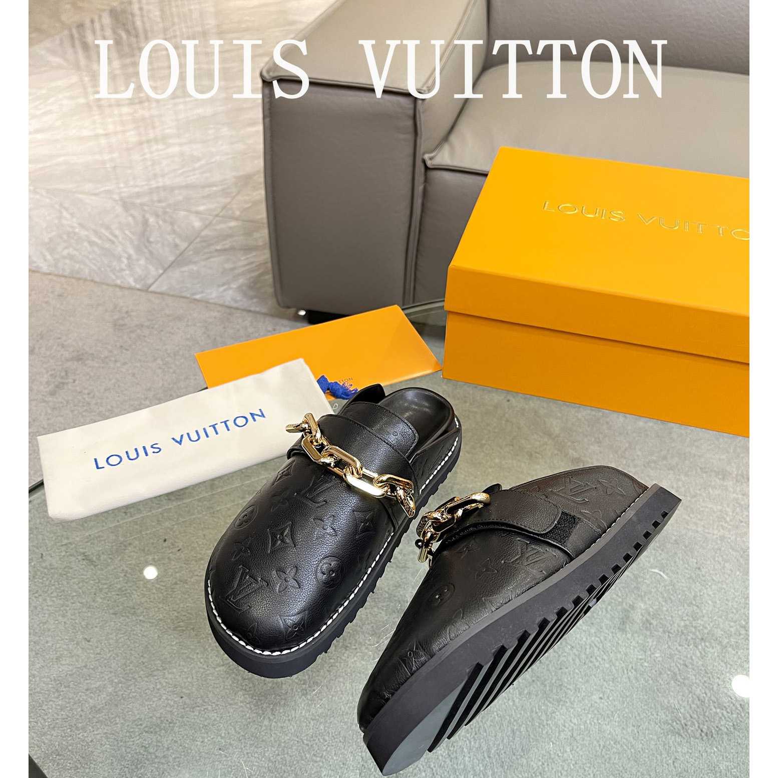 Louis Vuitton Lv Cosy Flat Comfort Clog        1AB3OS - PerfectKickZ