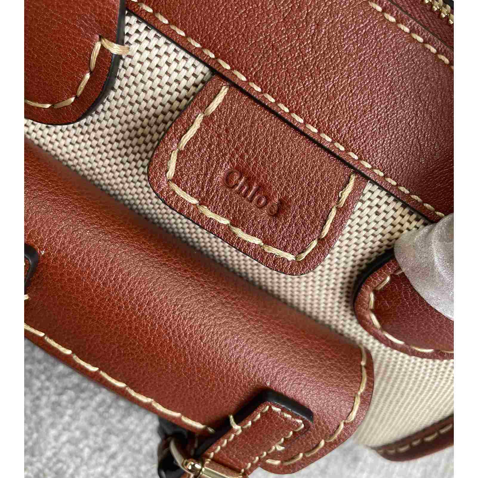 Chloe Edith Beige Brown Mini In Shoulder Bags(26.5-16-11cm) - PerfectKickZ
