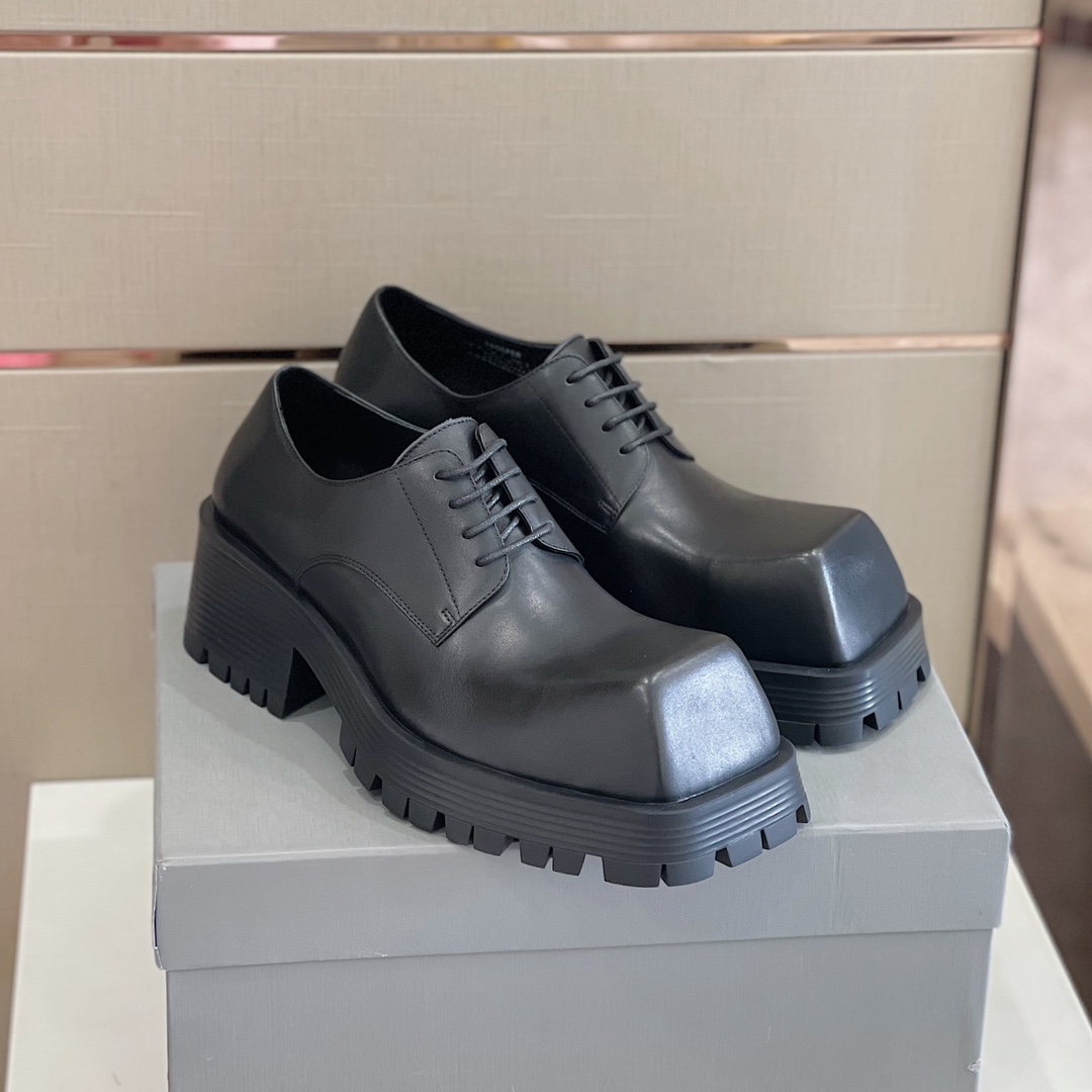 Balenciaga Men's Rhino Derby In Black  - PerfectKickZ