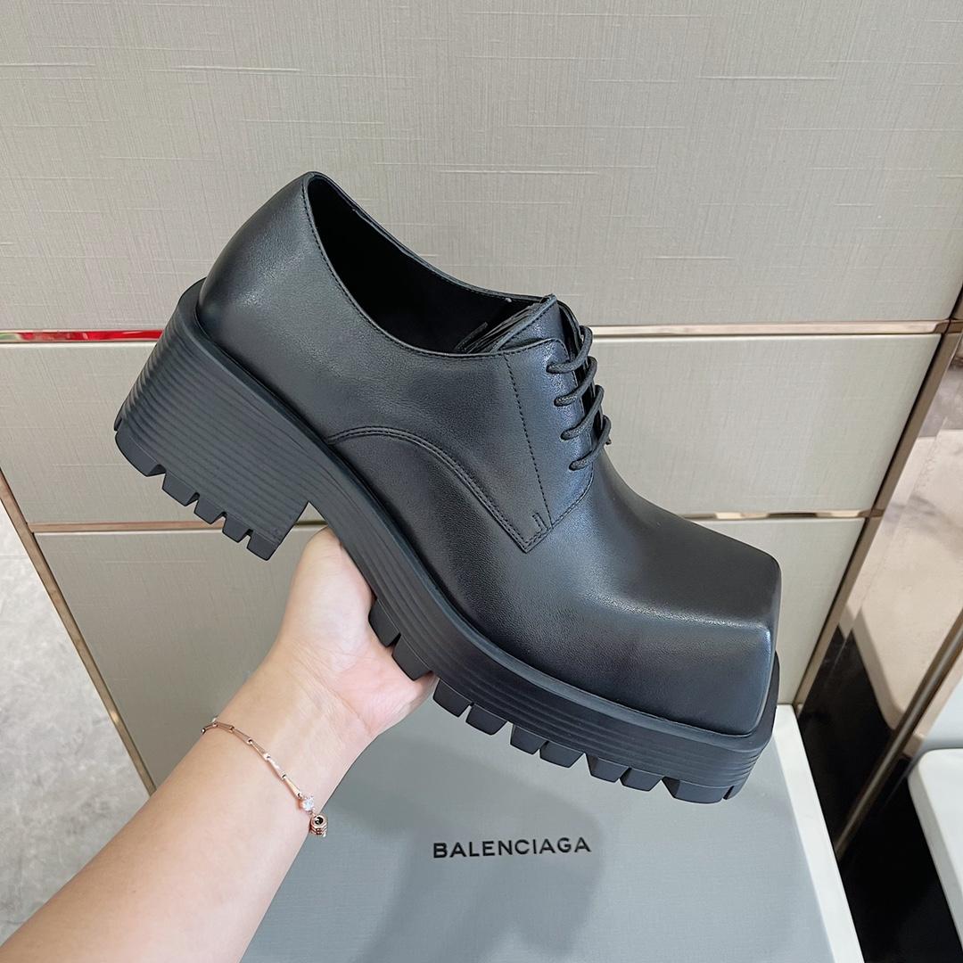 Balenciaga Men's Rhino Derby In Black  - PerfectKickZ