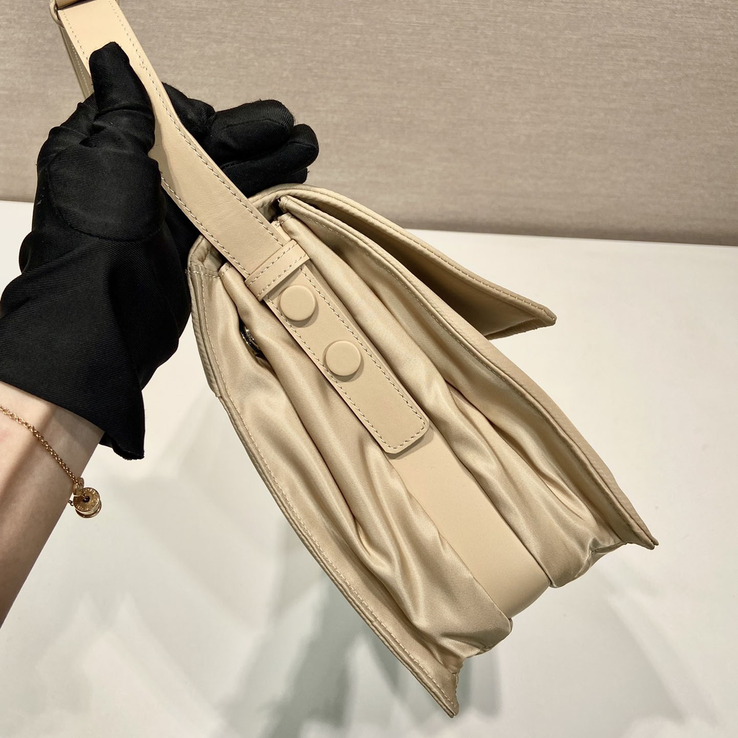 Prada Small Padded Re-Nylon Shoulder Bag - PerfectKickZ