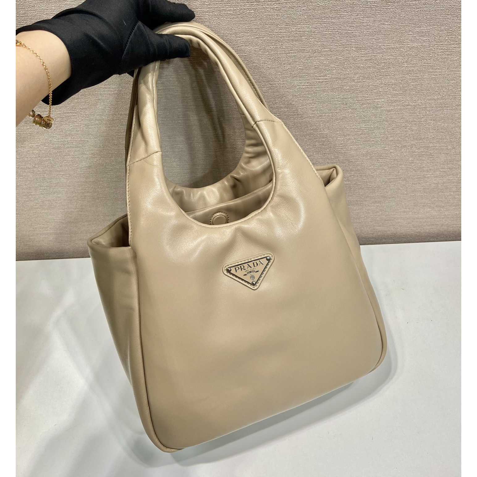 Prada Medium Padded Prada Soft Nappa Leather Bag - PerfectKickZ