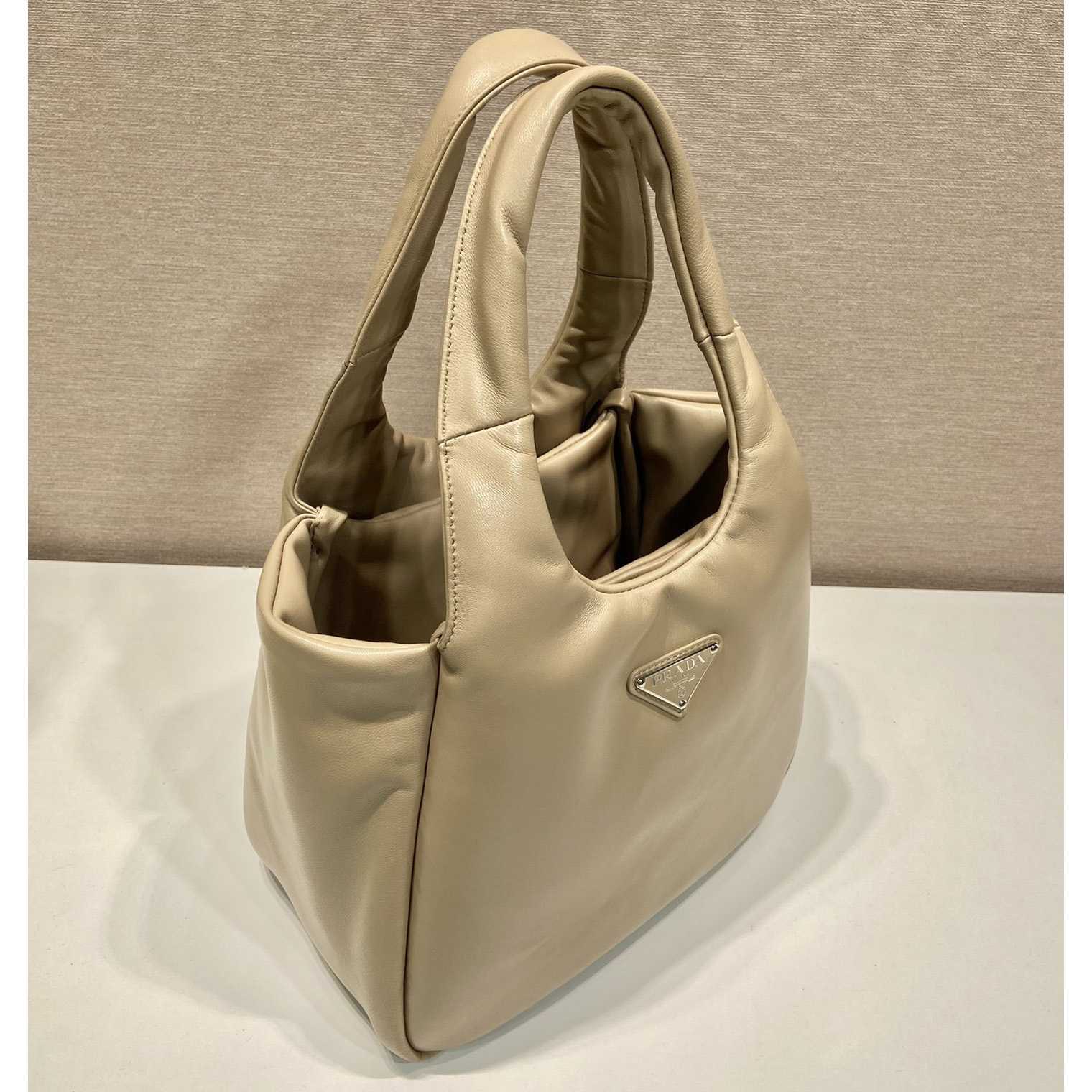 Prada Medium Padded Prada Soft Nappa Leather Bag - PerfectKickZ
