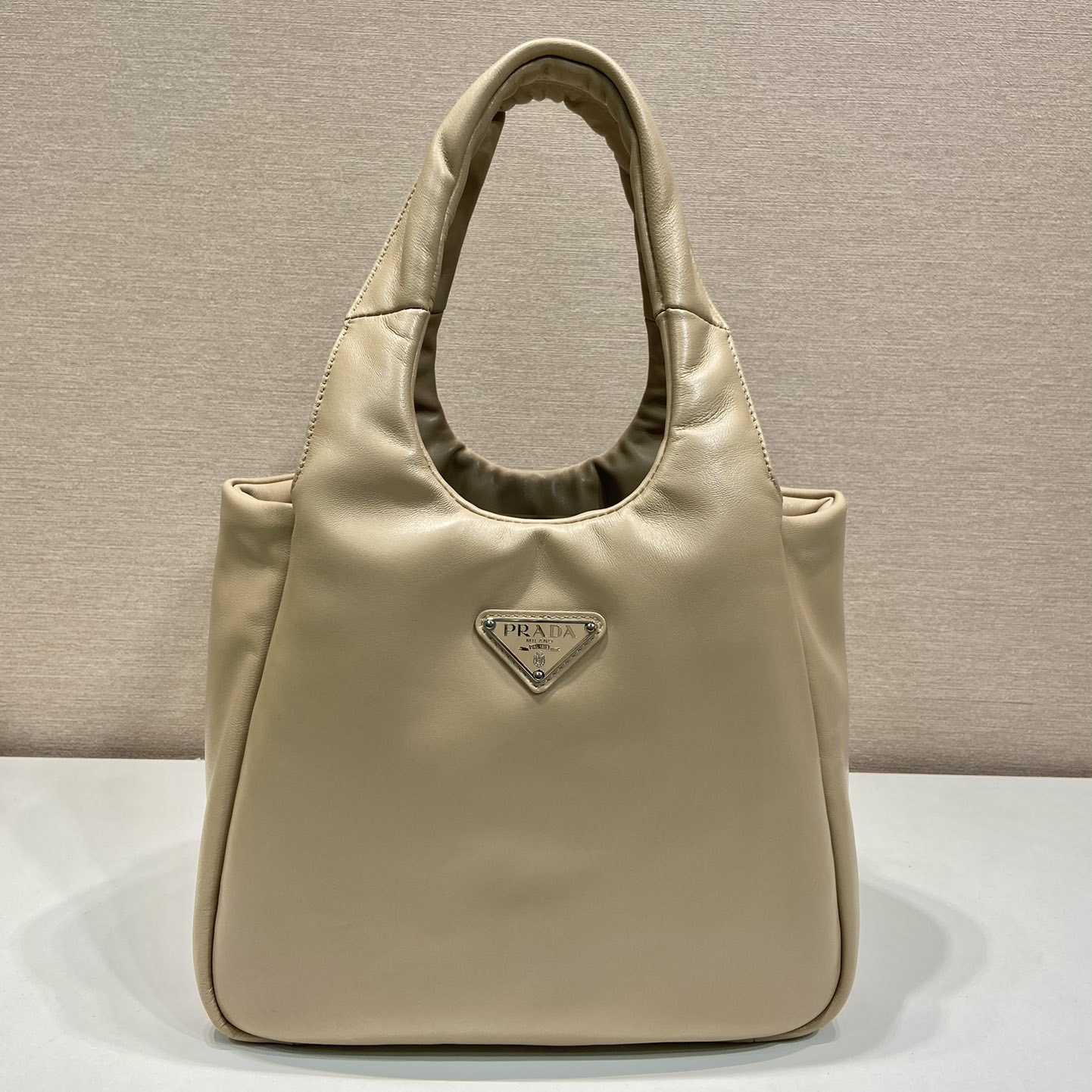 Prada Medium Padded Prada Soft Nappa Leather Bag - PerfectKickZ