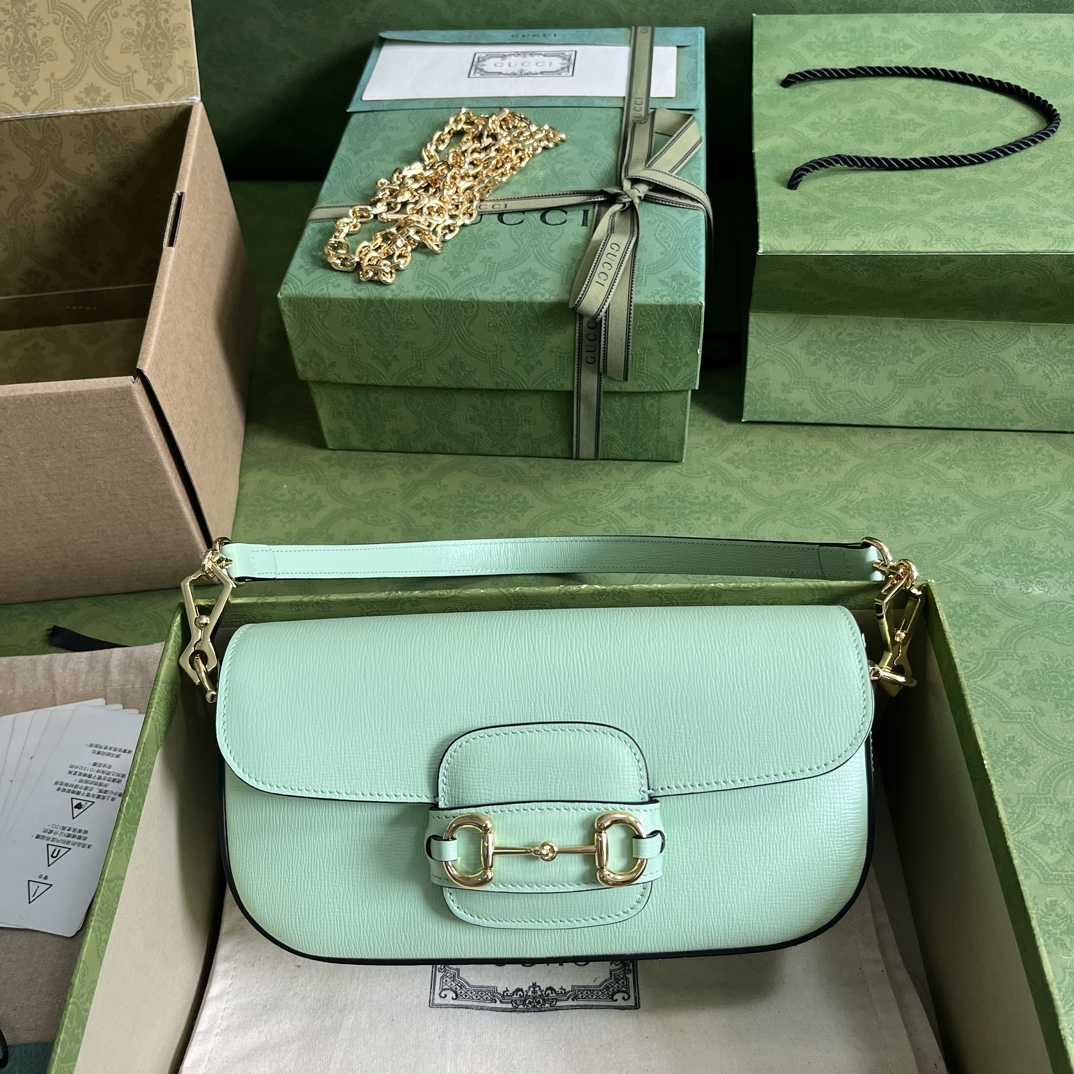 Gucci Horsebit 1955 Small Shoulder Bag(24-13-5cm)   - PerfectKickZ