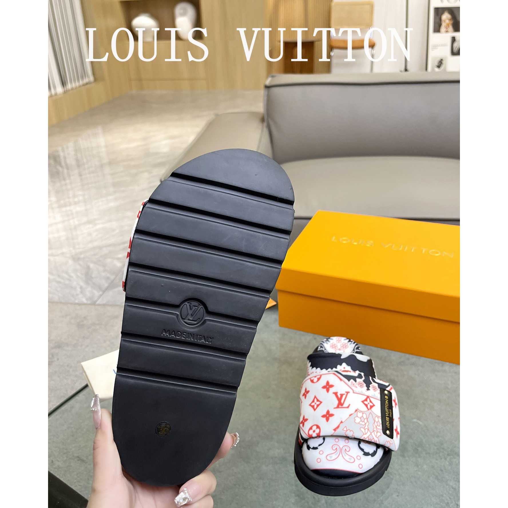 Louis Vuitton Slipper Pillow Flat Comfort Mule       - PerfectKickZ