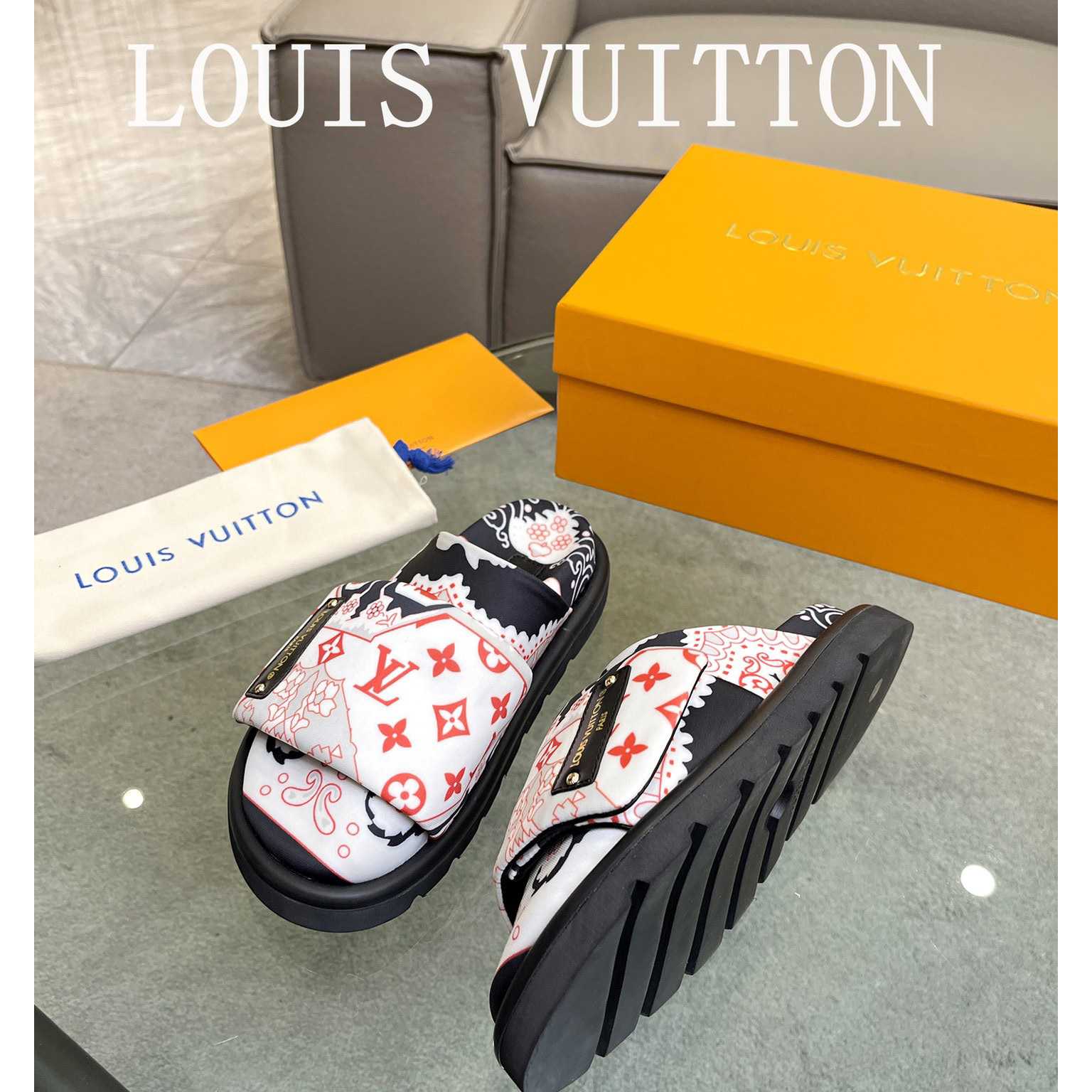 Louis Vuitton Slipper Pillow Flat Comfort Mule       - PerfectKickZ