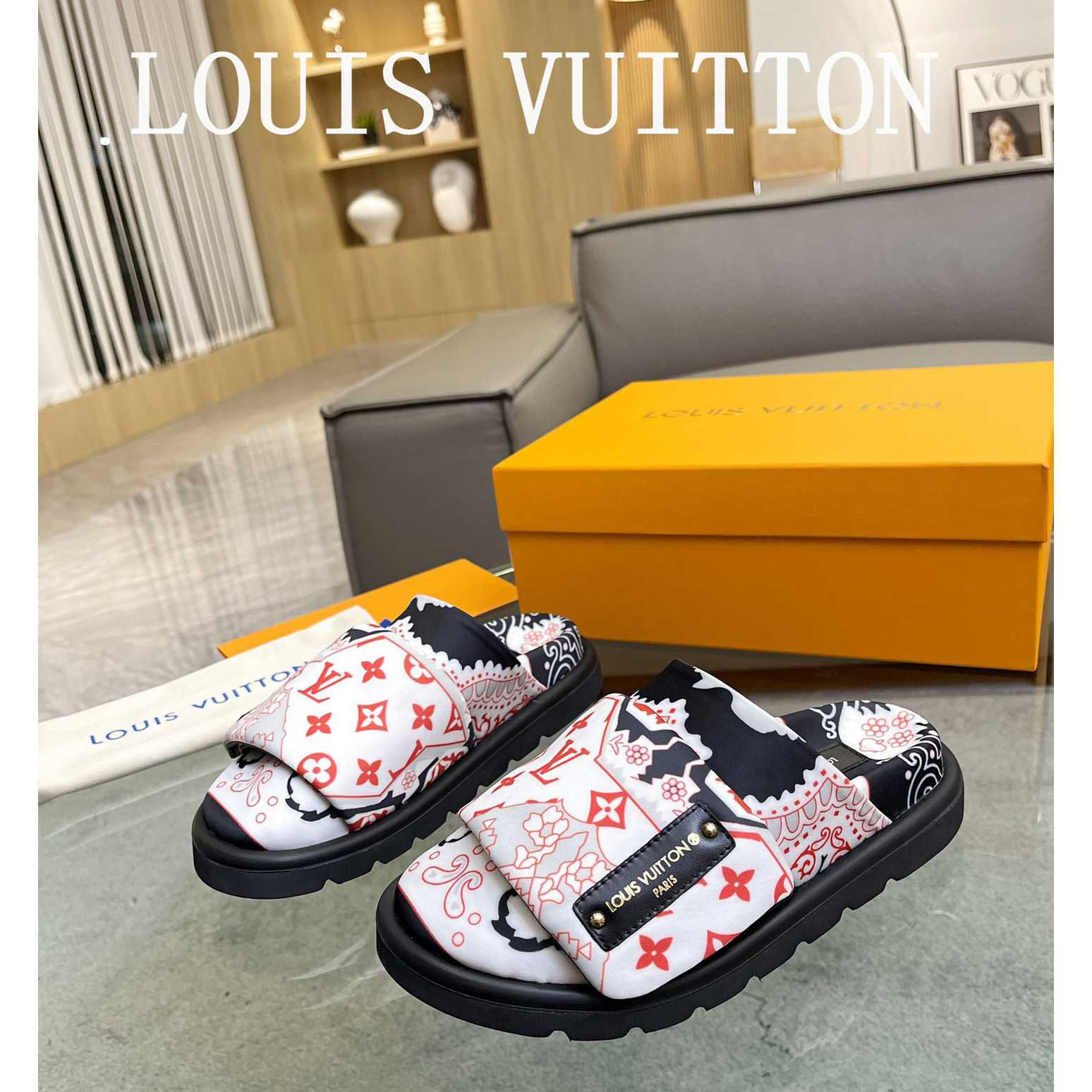 Louis Vuitton Slipper Pillow Flat Comfort Mule       - PerfectKickZ
