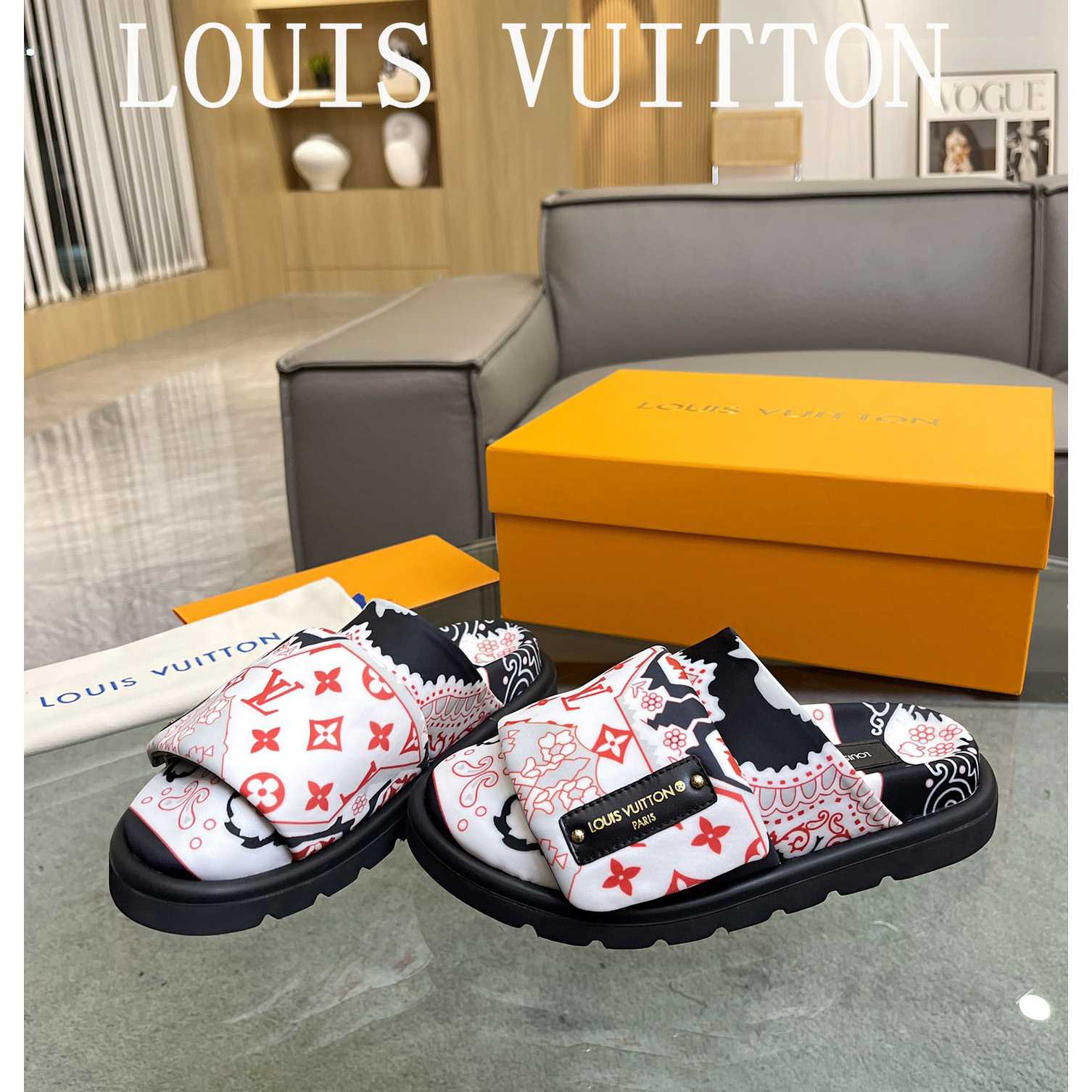 Louis Vuitton Slipper Pillow Flat Comfort Mule       - PerfectKickZ