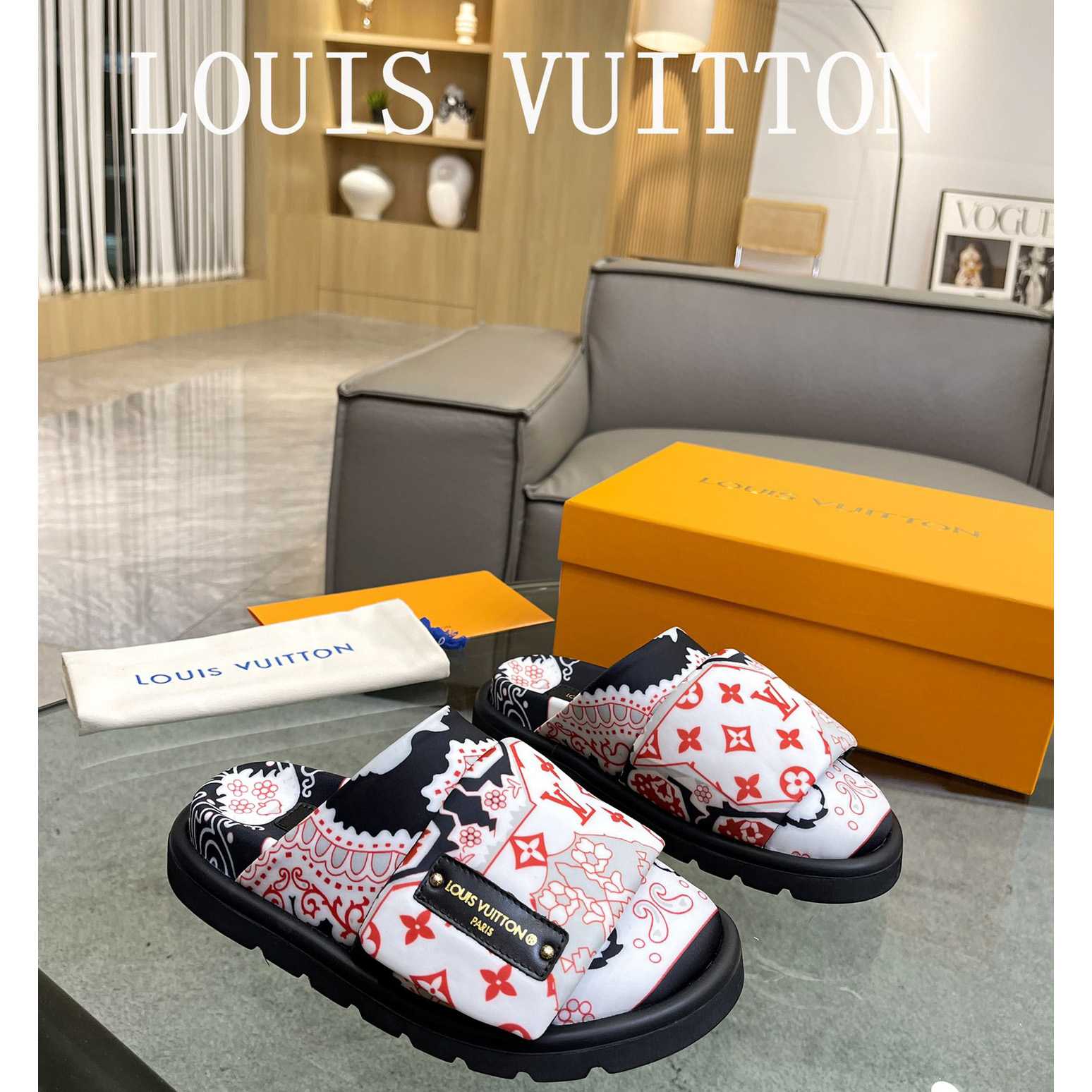 Louis Vuitton Slipper Pillow Flat Comfort Mule       - PerfectKickZ