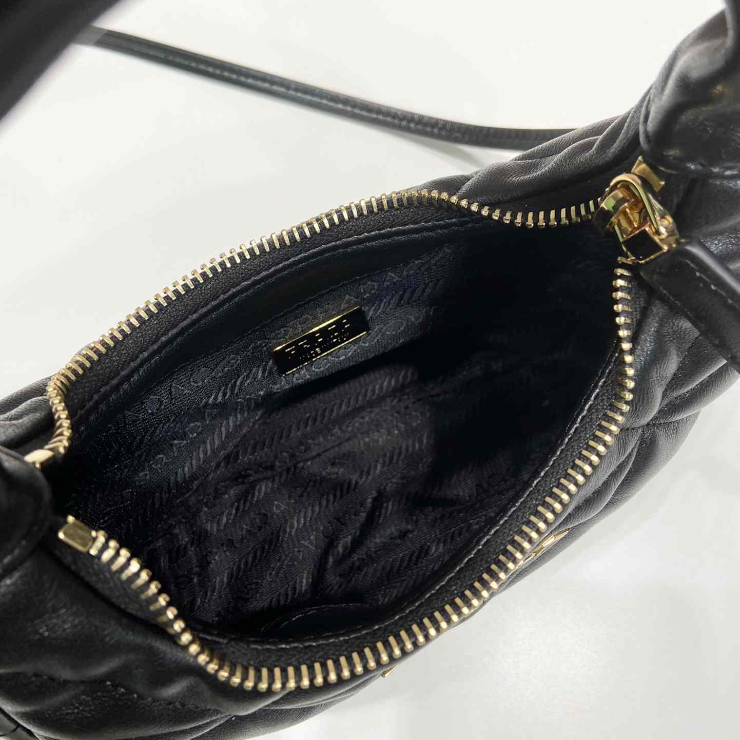 Prada Nappa-Leather Mini Bag With Topstitching - PerfectKickZ
