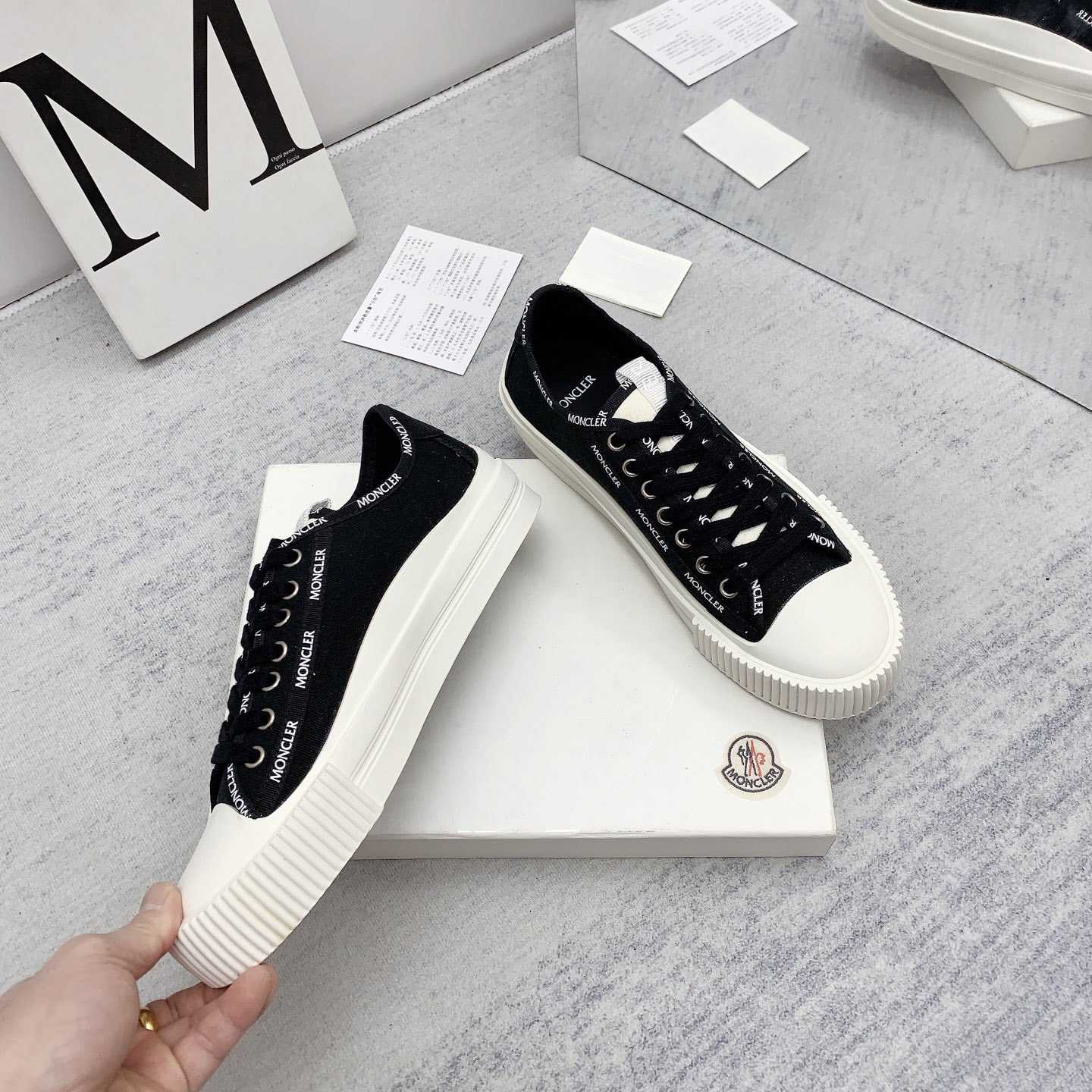 Moncler Glissiere Low-Top Sneakers - PerfectKickZ