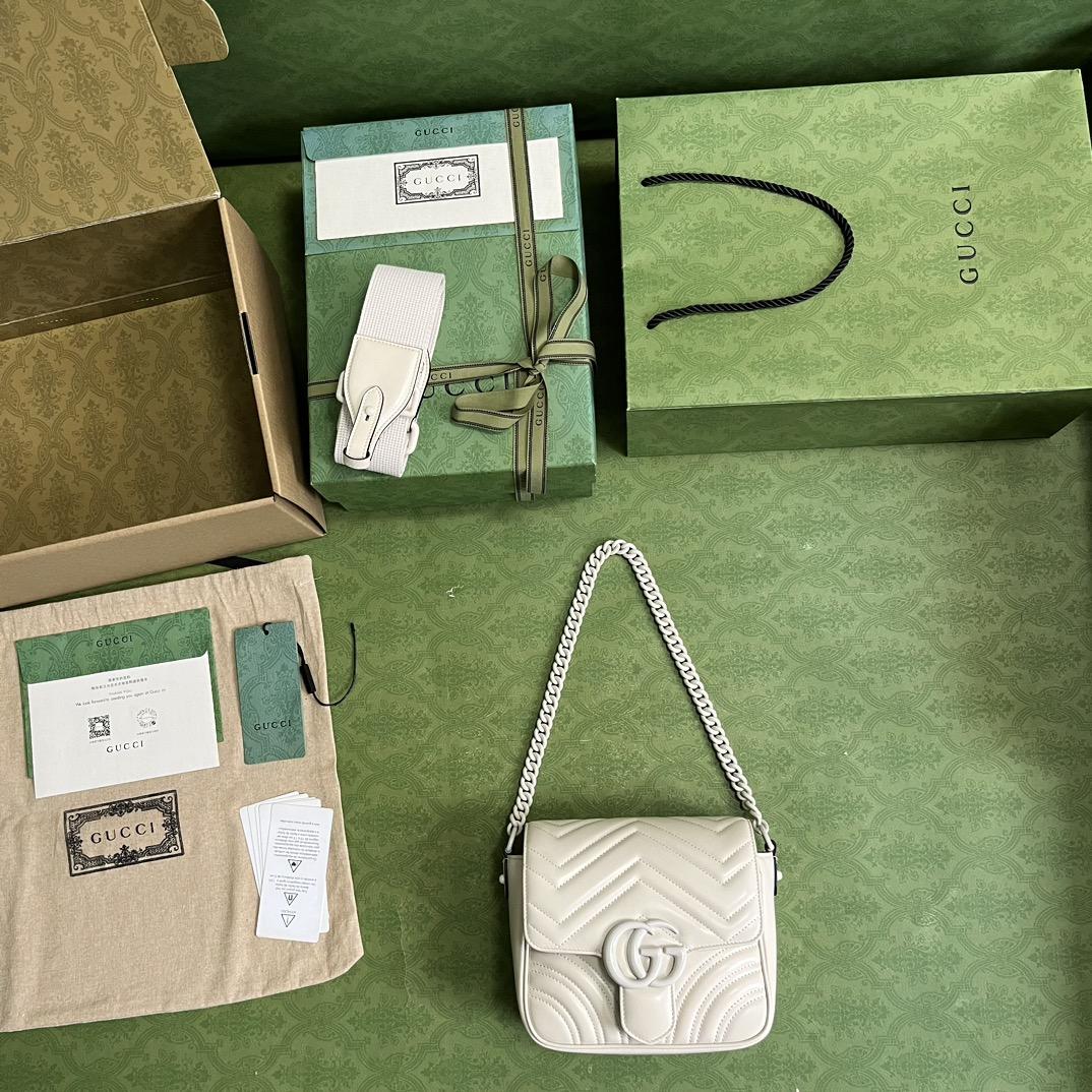 Gucci GG Marmont Matelasse Shoulder Bag  - PerfectKickZ
