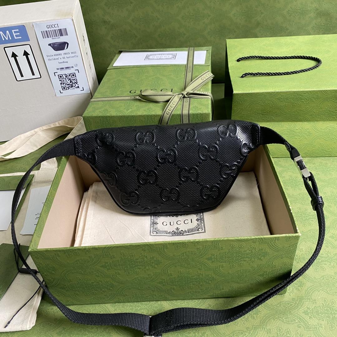 Gucci GG Embossed Belt Bag  (23×13×5cm) - PerfectKickZ
