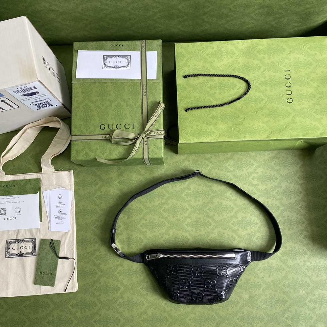 Gucci GG Embossed Belt Bag  (23×13×5cm) - PerfectKickZ