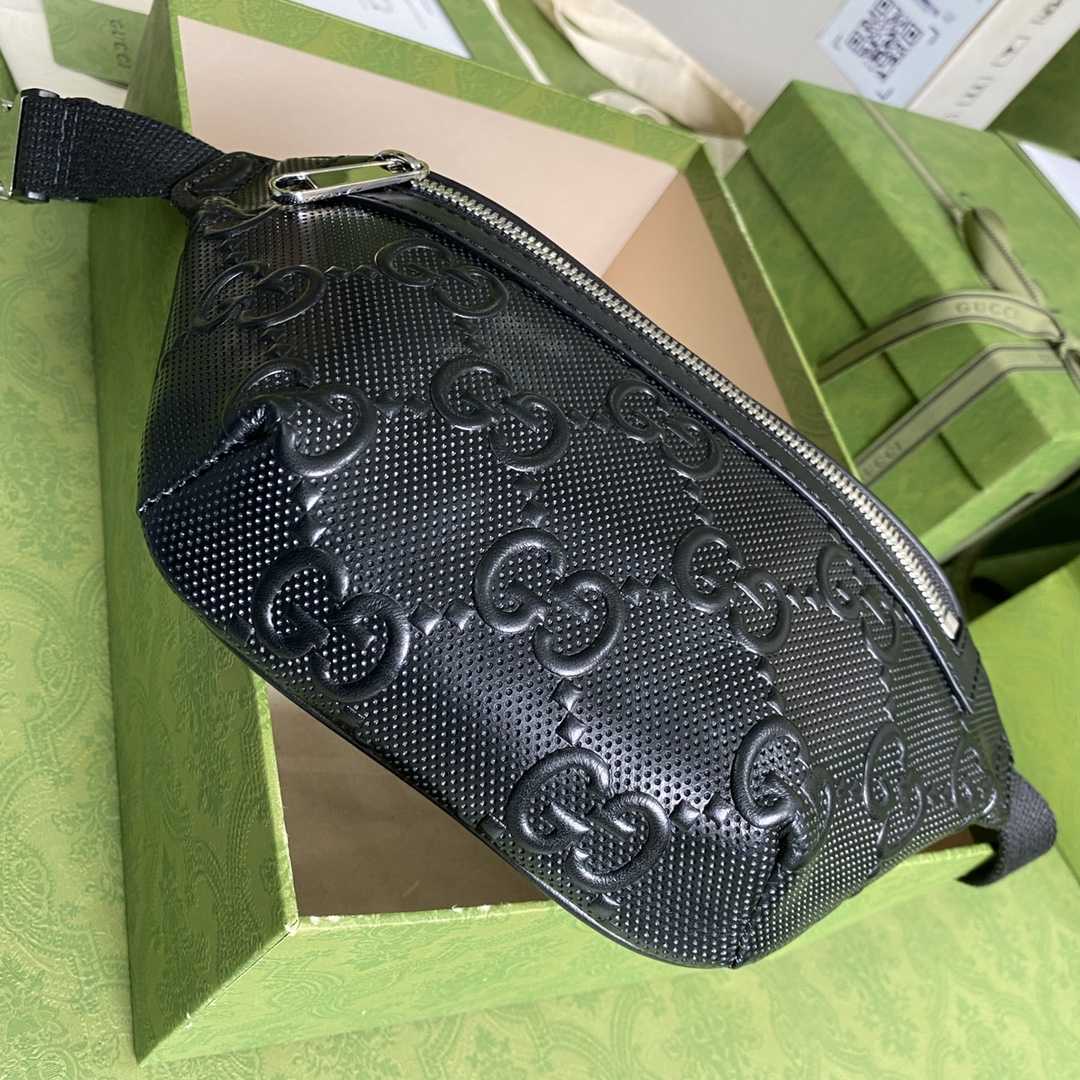 Gucci GG Embossed Belt Bag  (23×13×5cm) - PerfectKickZ